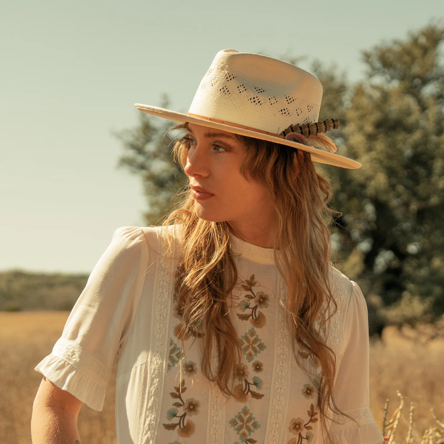 Andromeda Vented Straw Fedora - Image 4