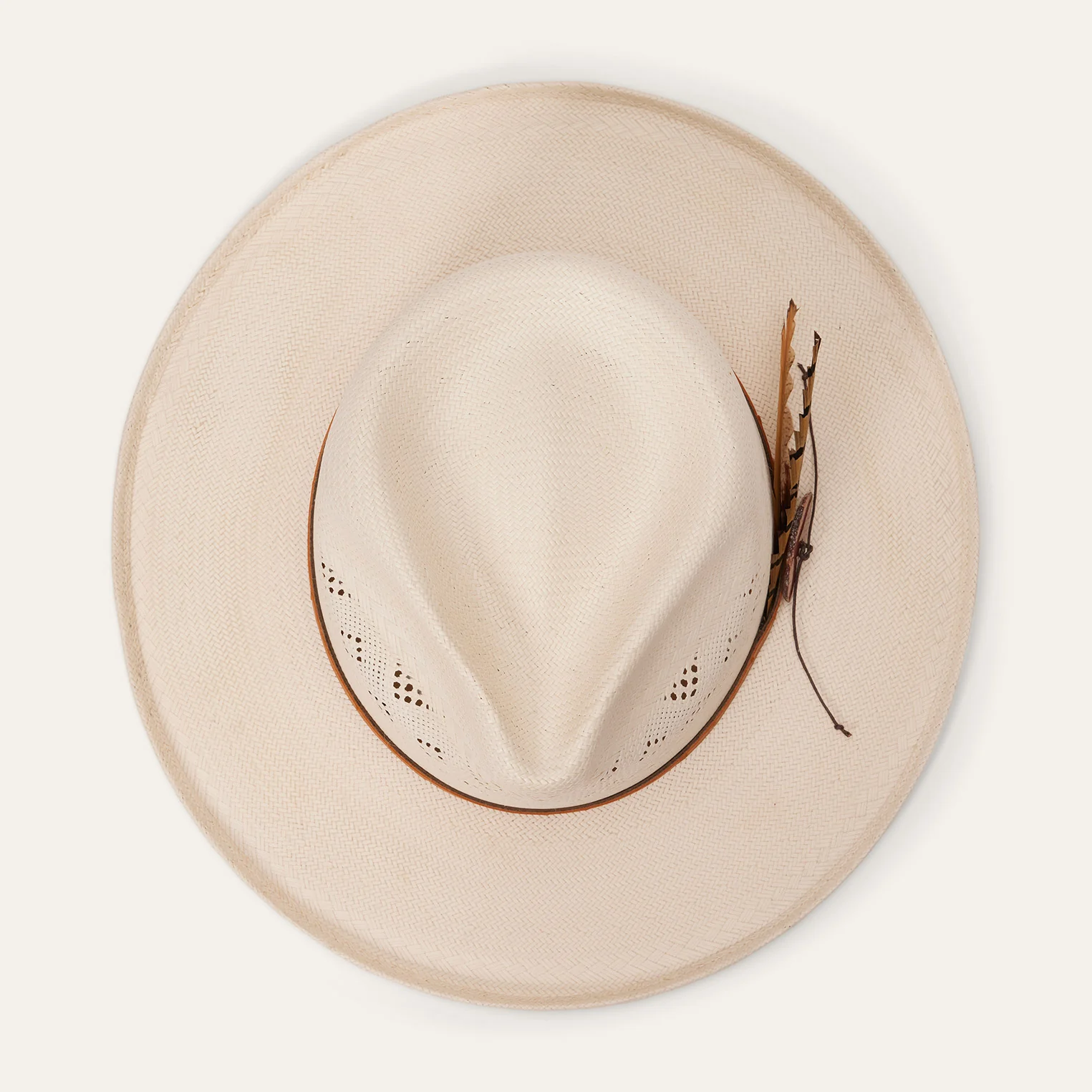 Andromeda Vented Straw Fedora - Image 8