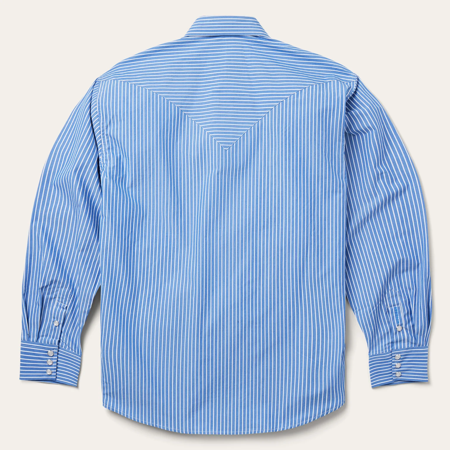 Blue Western Stripe Shirt - Image 2
