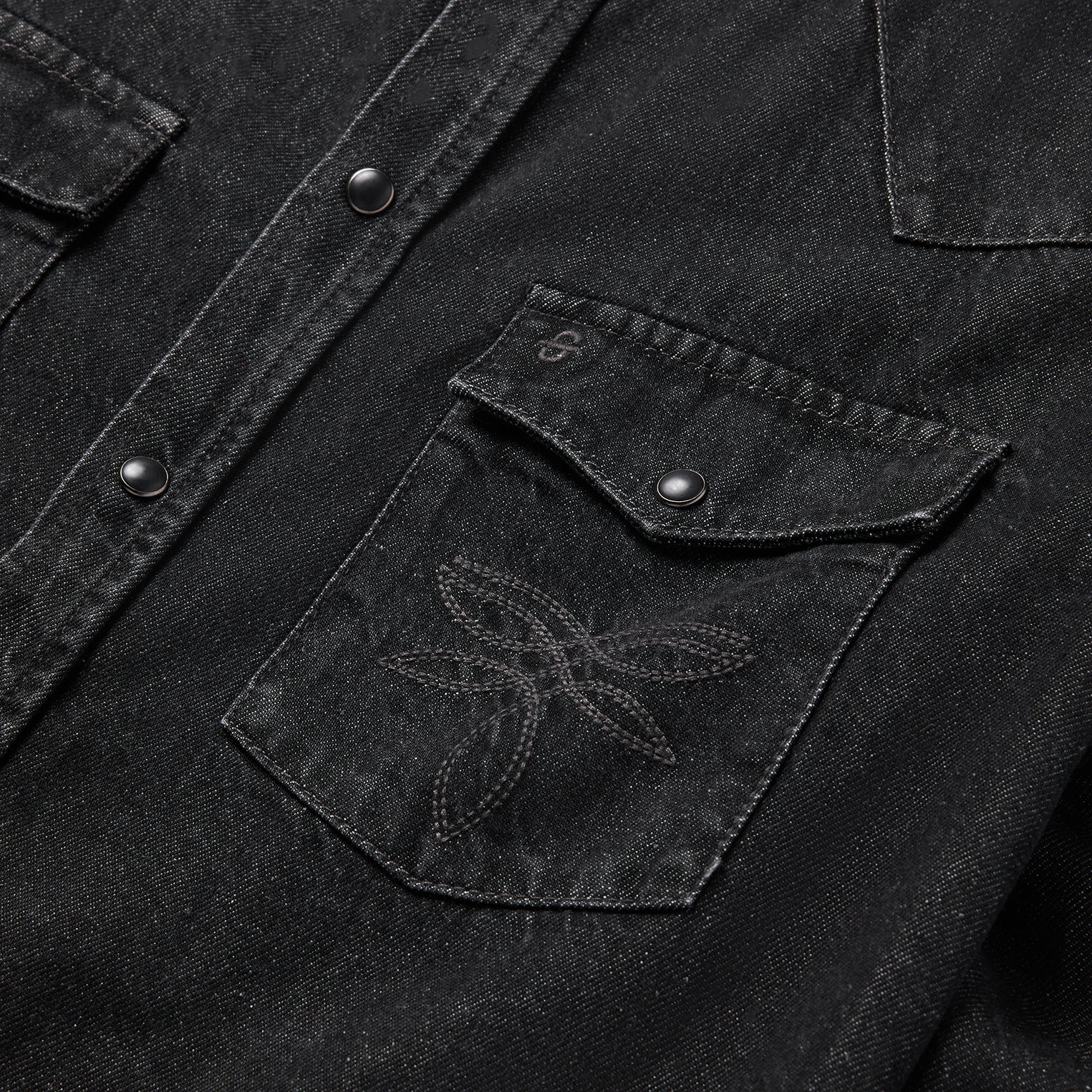 Boot Stitch Denim Shirt - Image 6