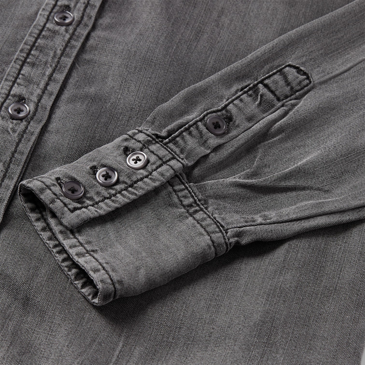 Boyfriend Fit Denim Shirt - Image 7