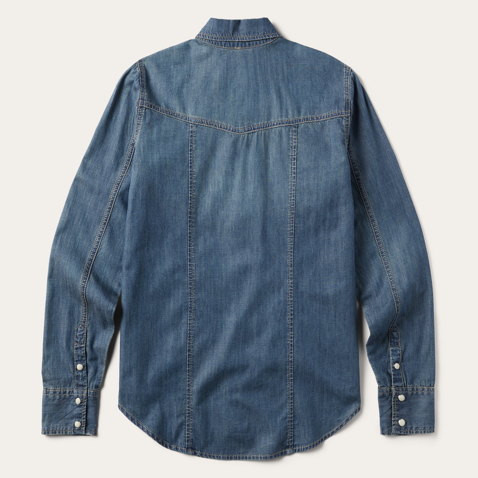 Boyfriend Fit Denim Shirt - Image 4