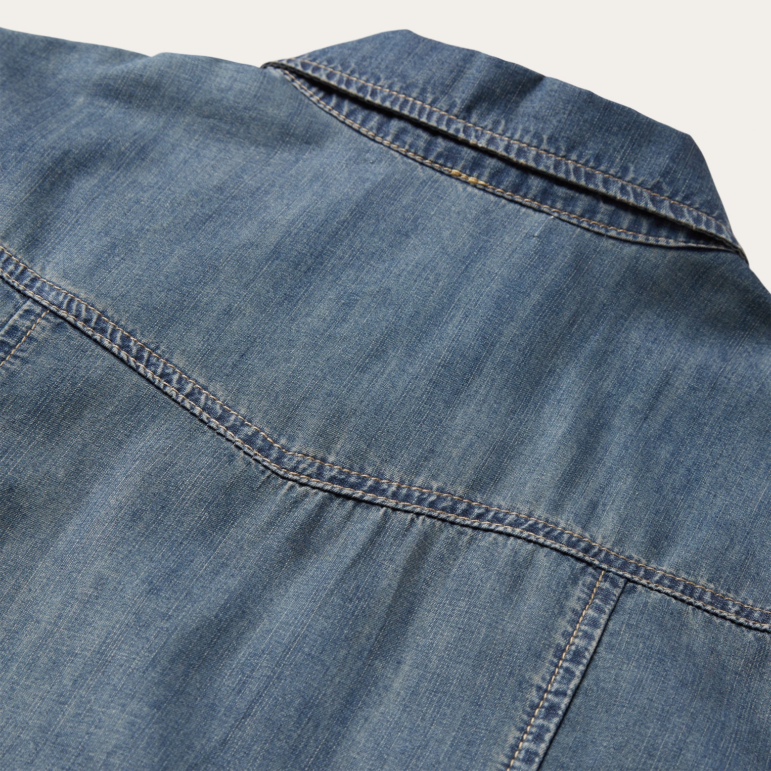 Boyfriend Fit Denim Shirt - Image 6
