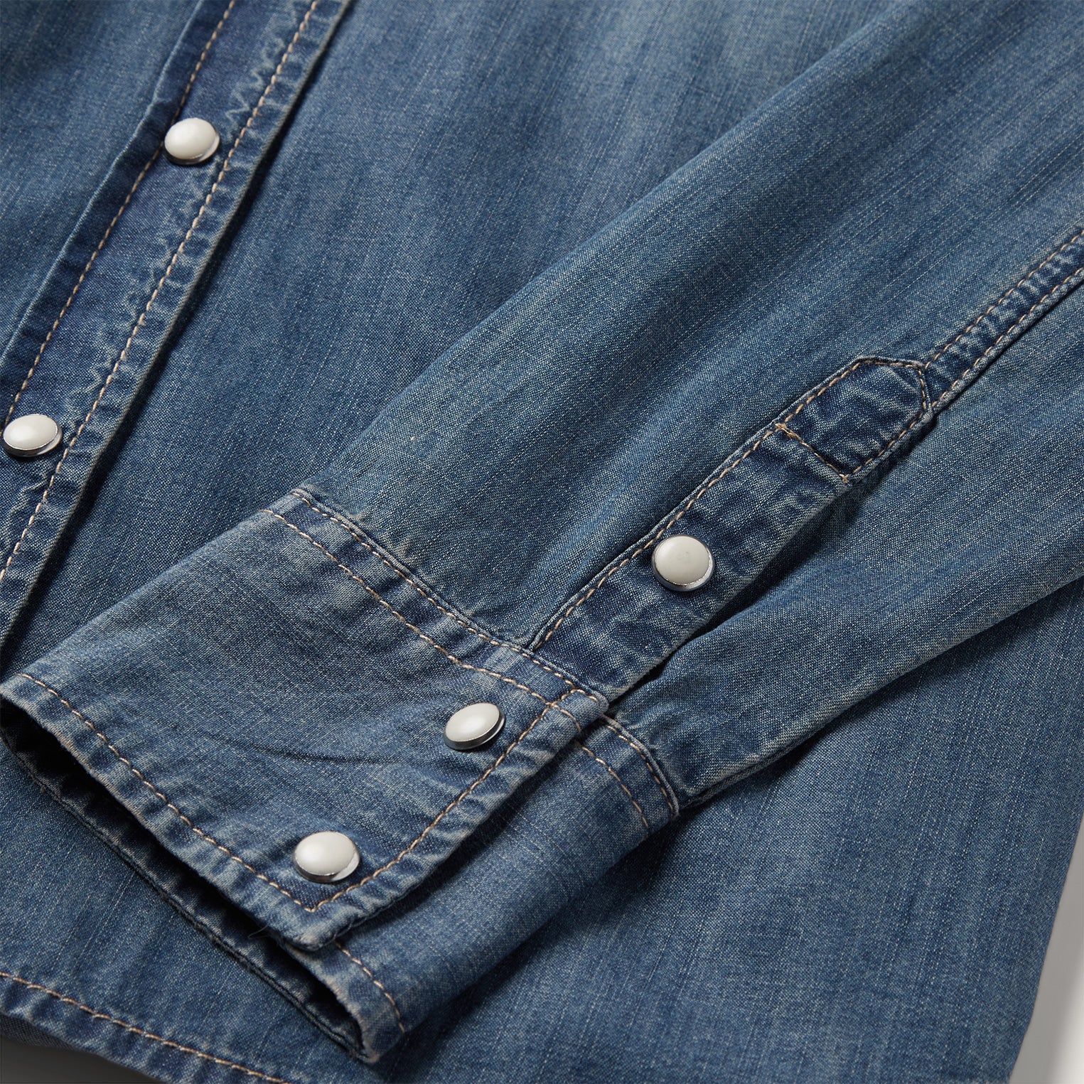 Boyfriend Fit Denim Shirt - Image 7