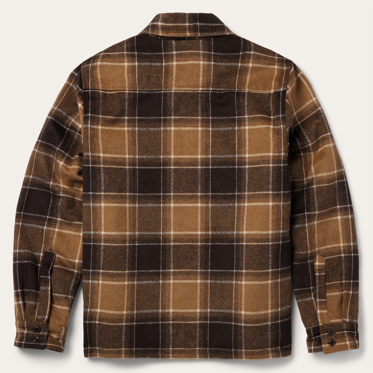 Brown Plaid Western Coat - Image 2