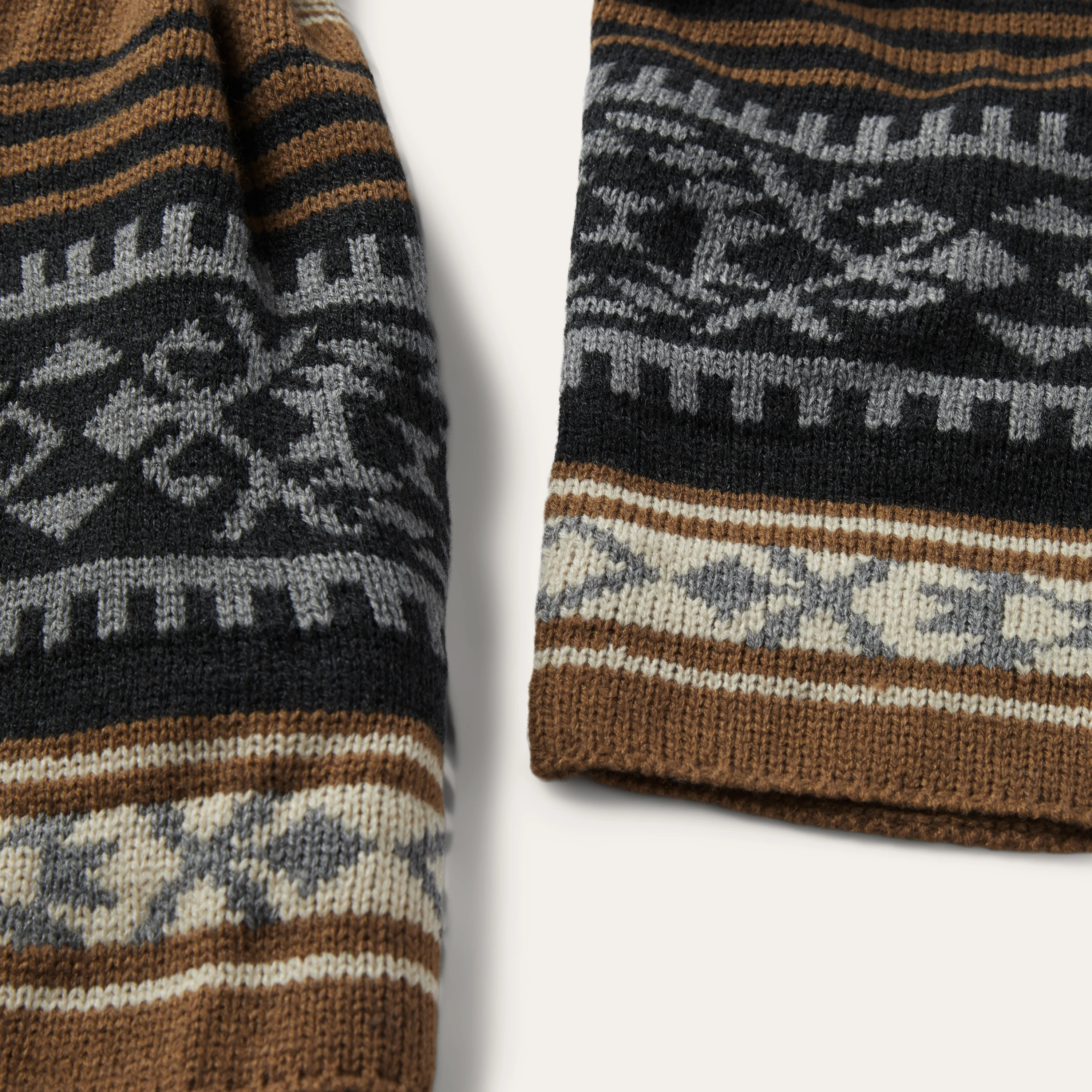 Brown Serape Belted Cardigan - Image 6