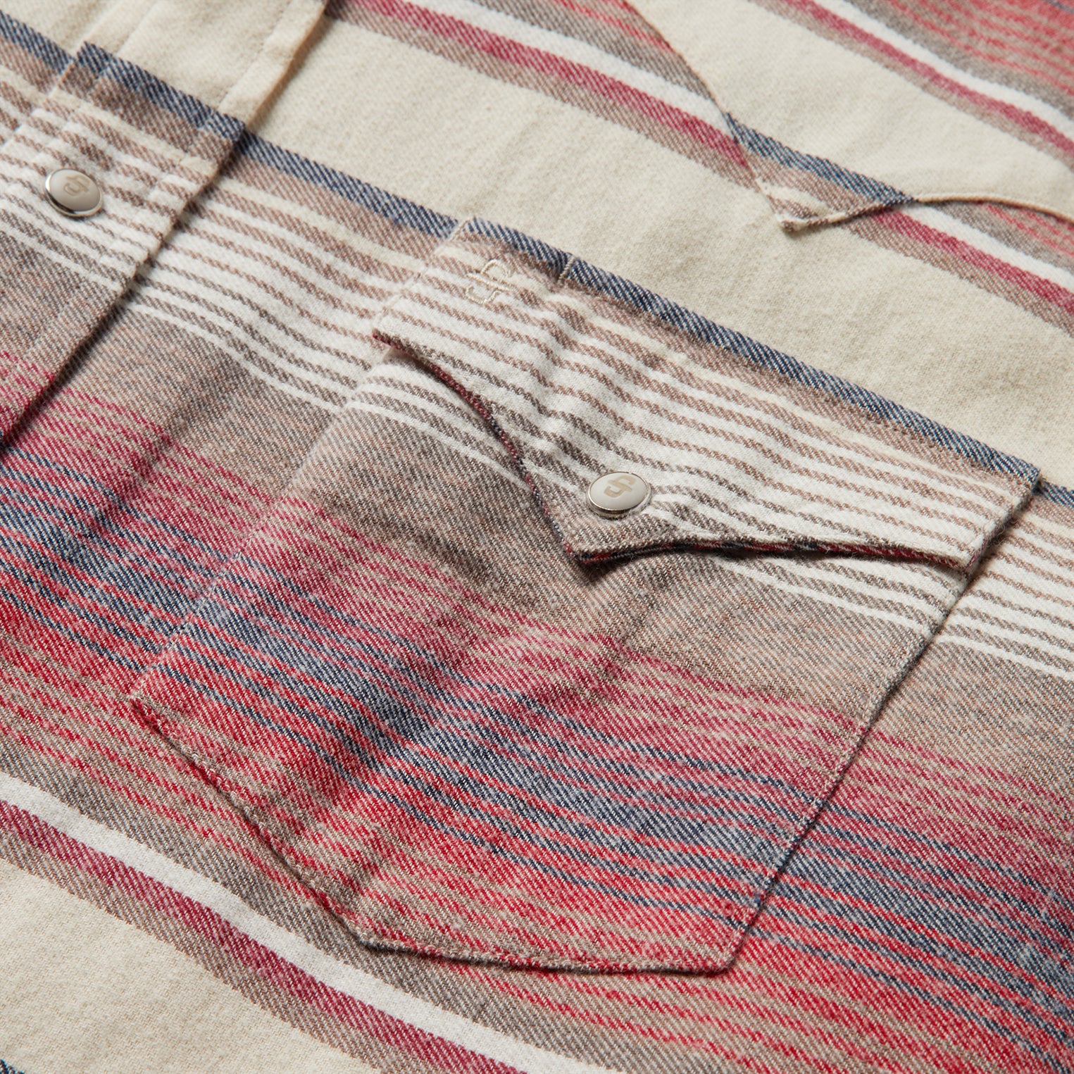 Brushed Twill Striped Shirt - Image 6