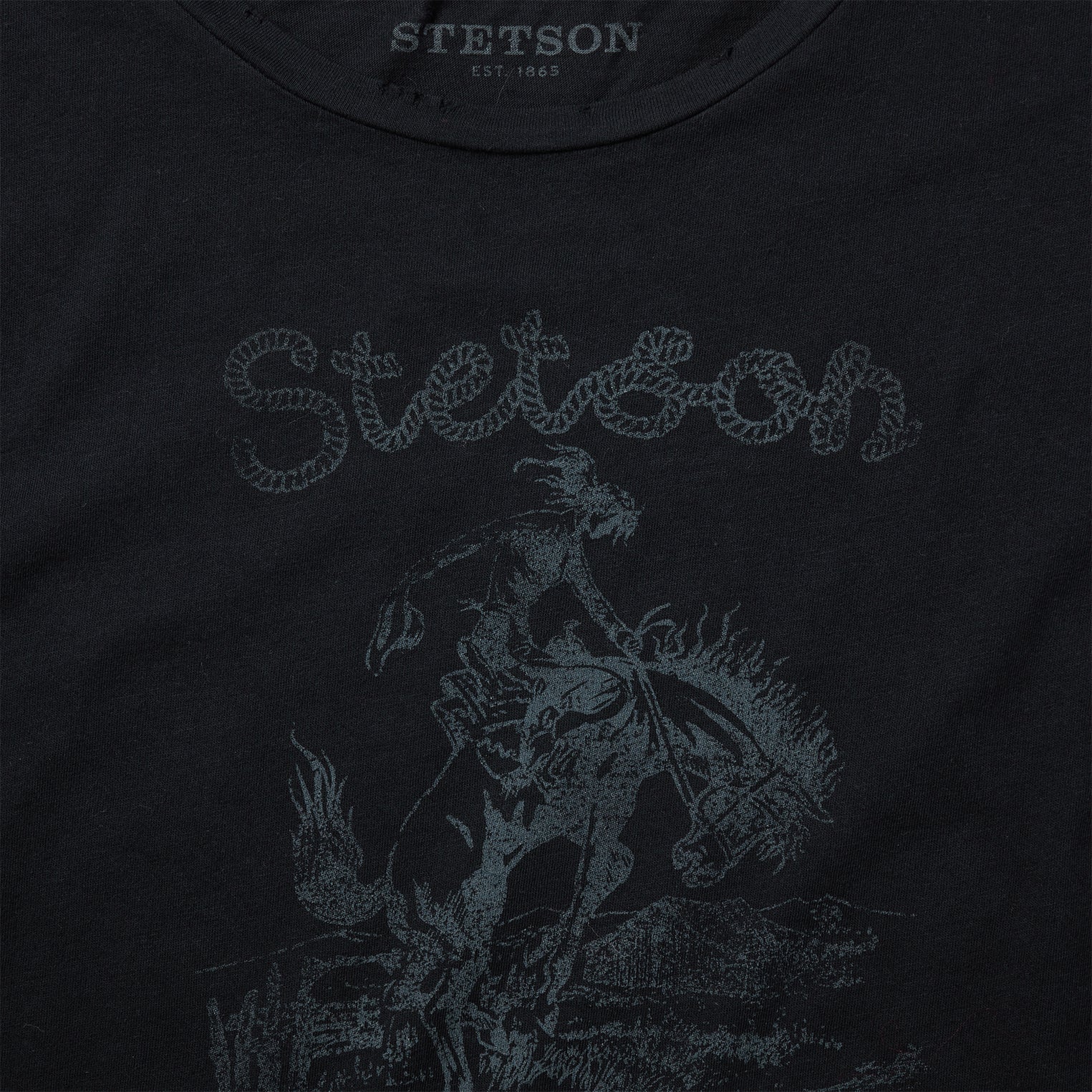 Bucking Cowboy Graphic Tee - Image 3