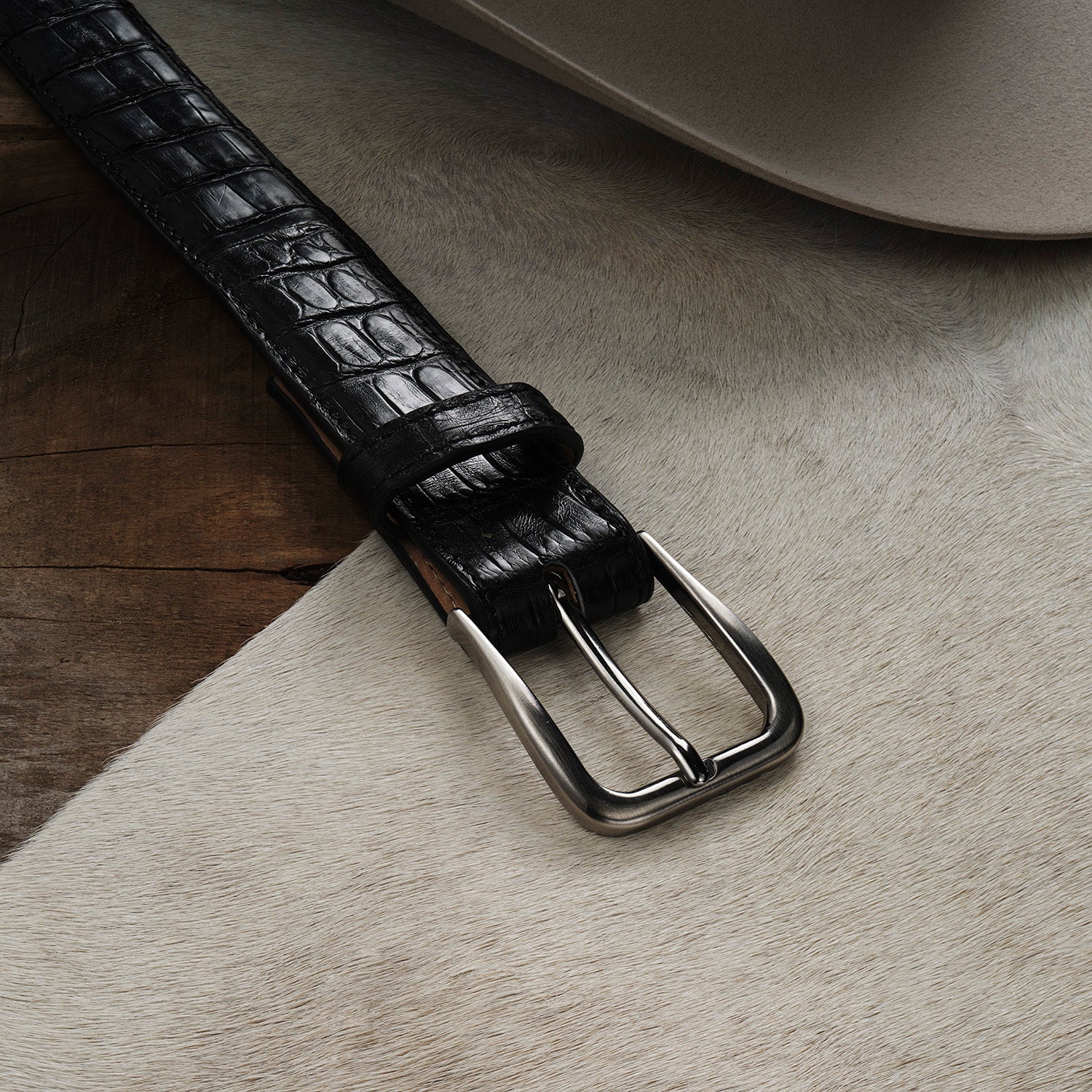 Caiman Western Tab Belt - 1 1/4" Width - Image 3
