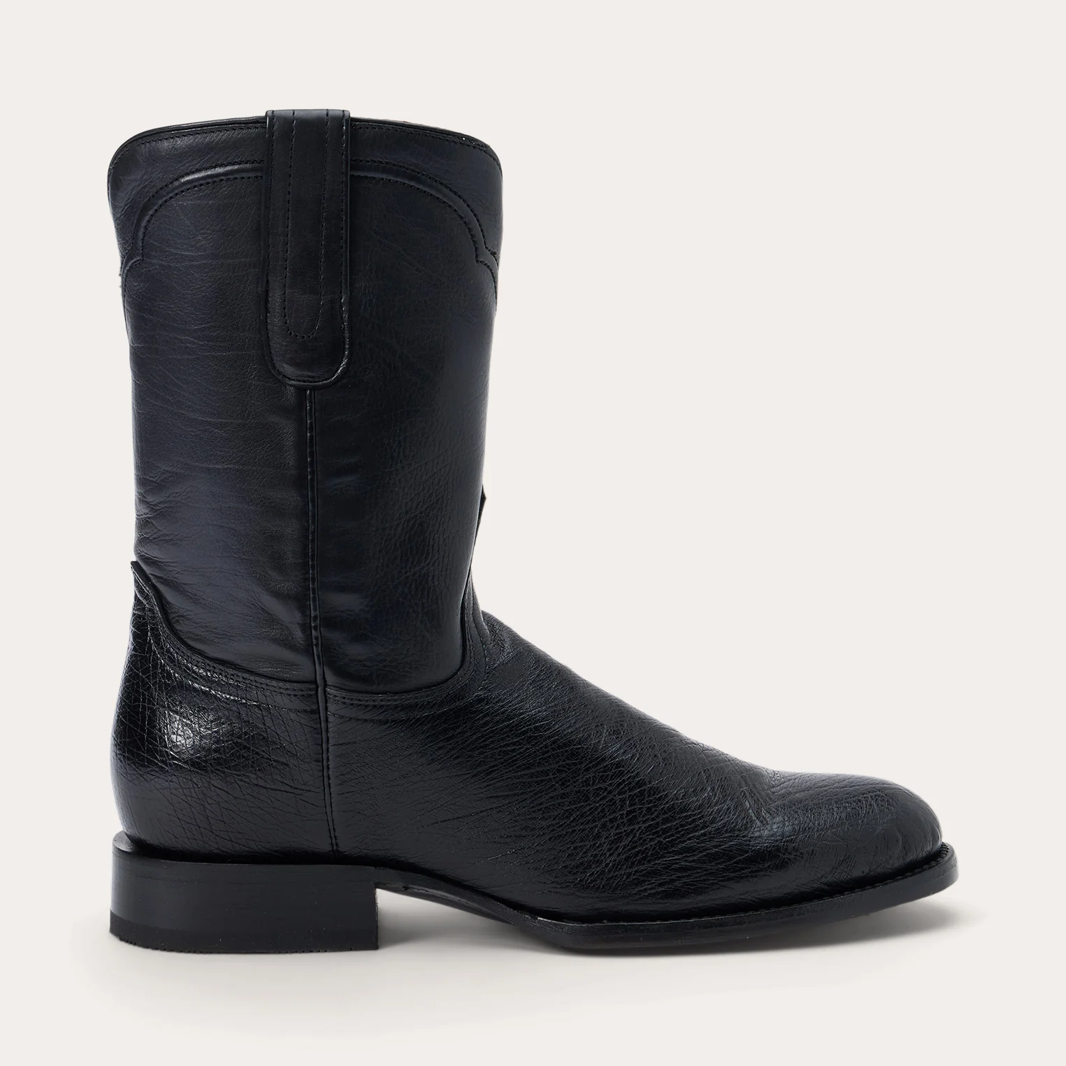 Clay Smooth Ostrich Roper Boots - Image 3