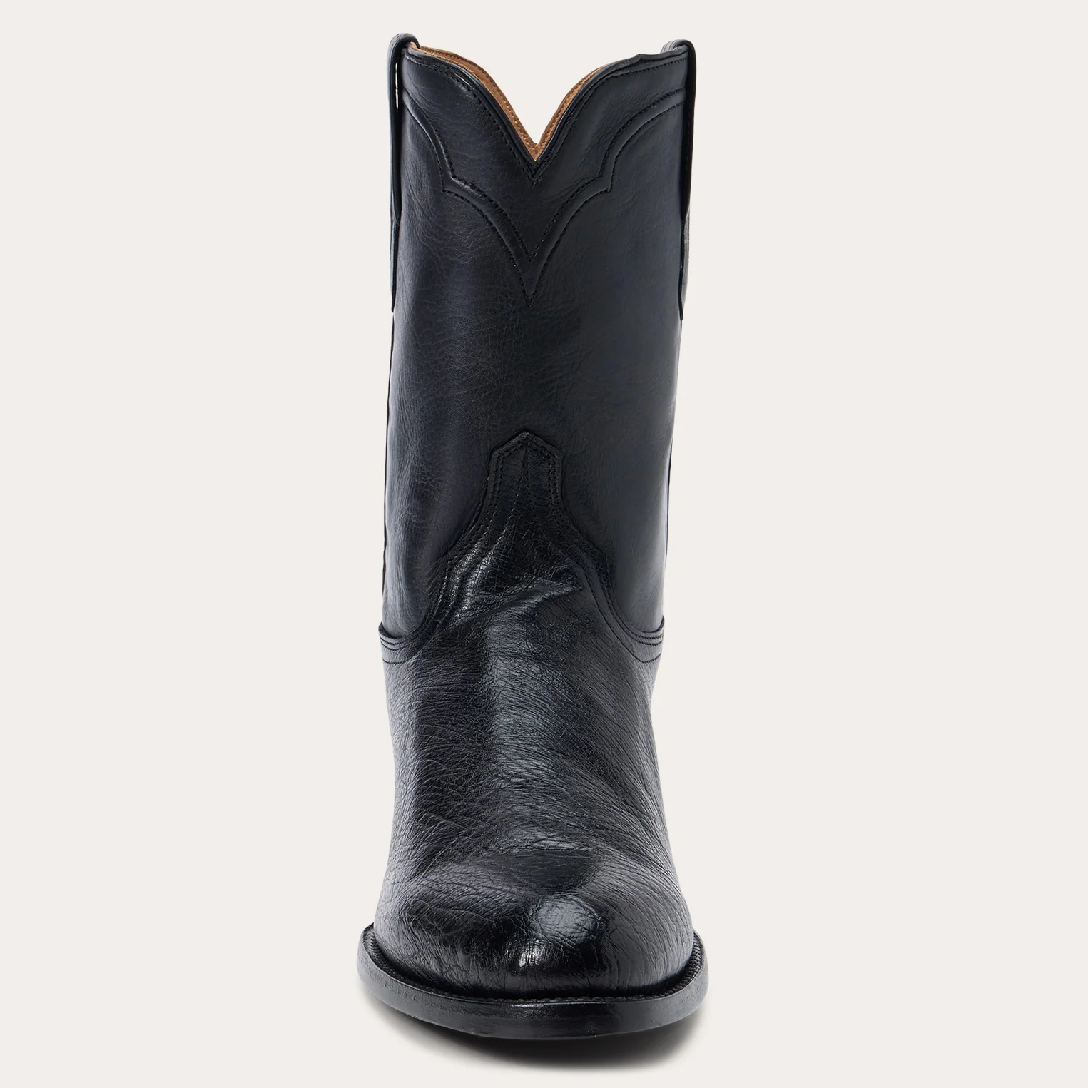 Clay Smooth Ostrich Roper Boots - Image 4