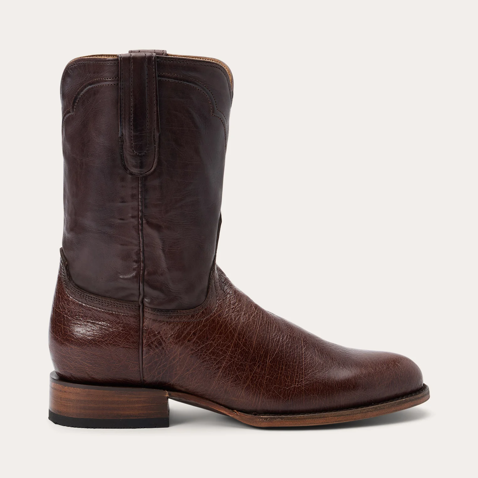 Clay Smooth Ostrich Roper Boots - Image 2