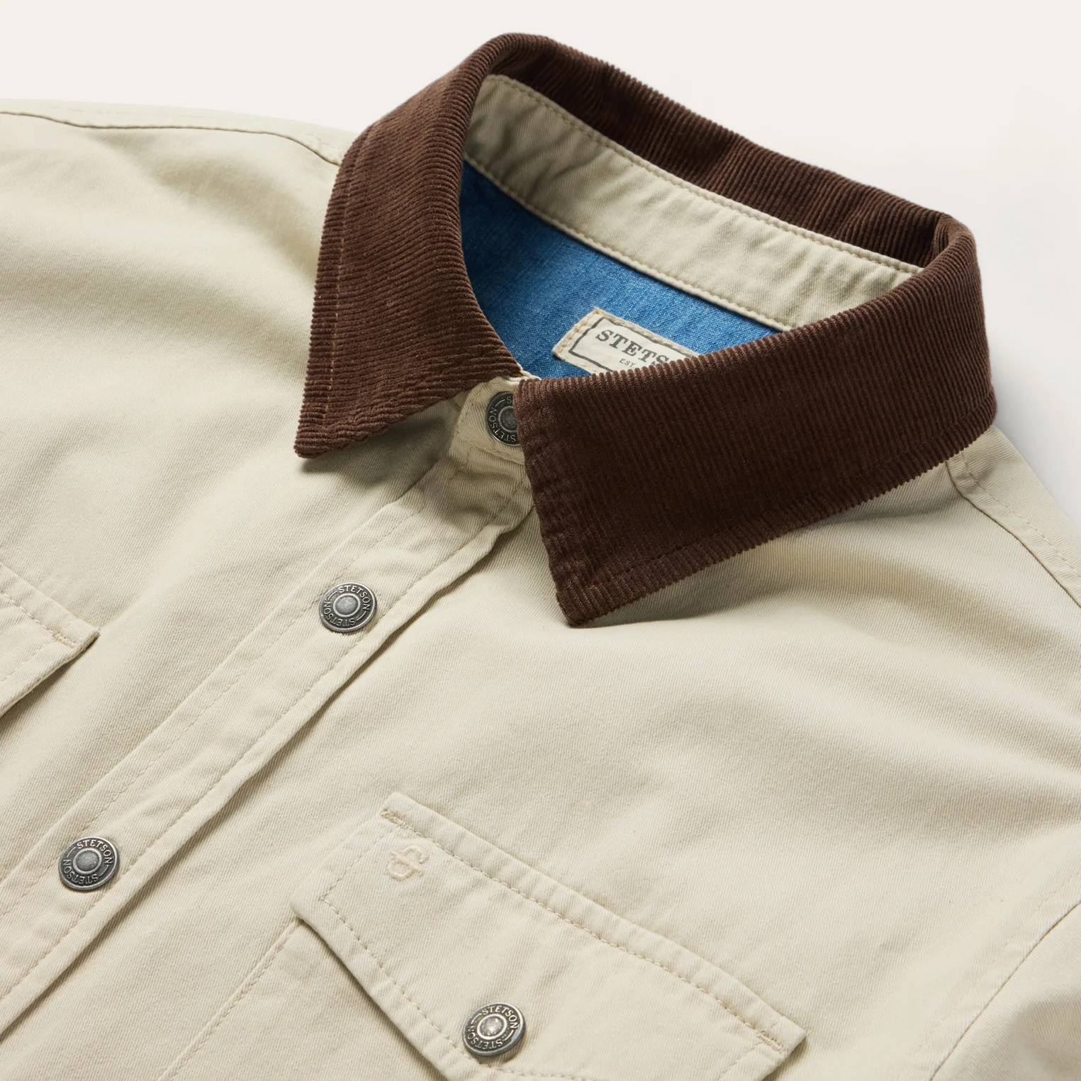 Corduroy Collar Shirt Jacket - Image 6