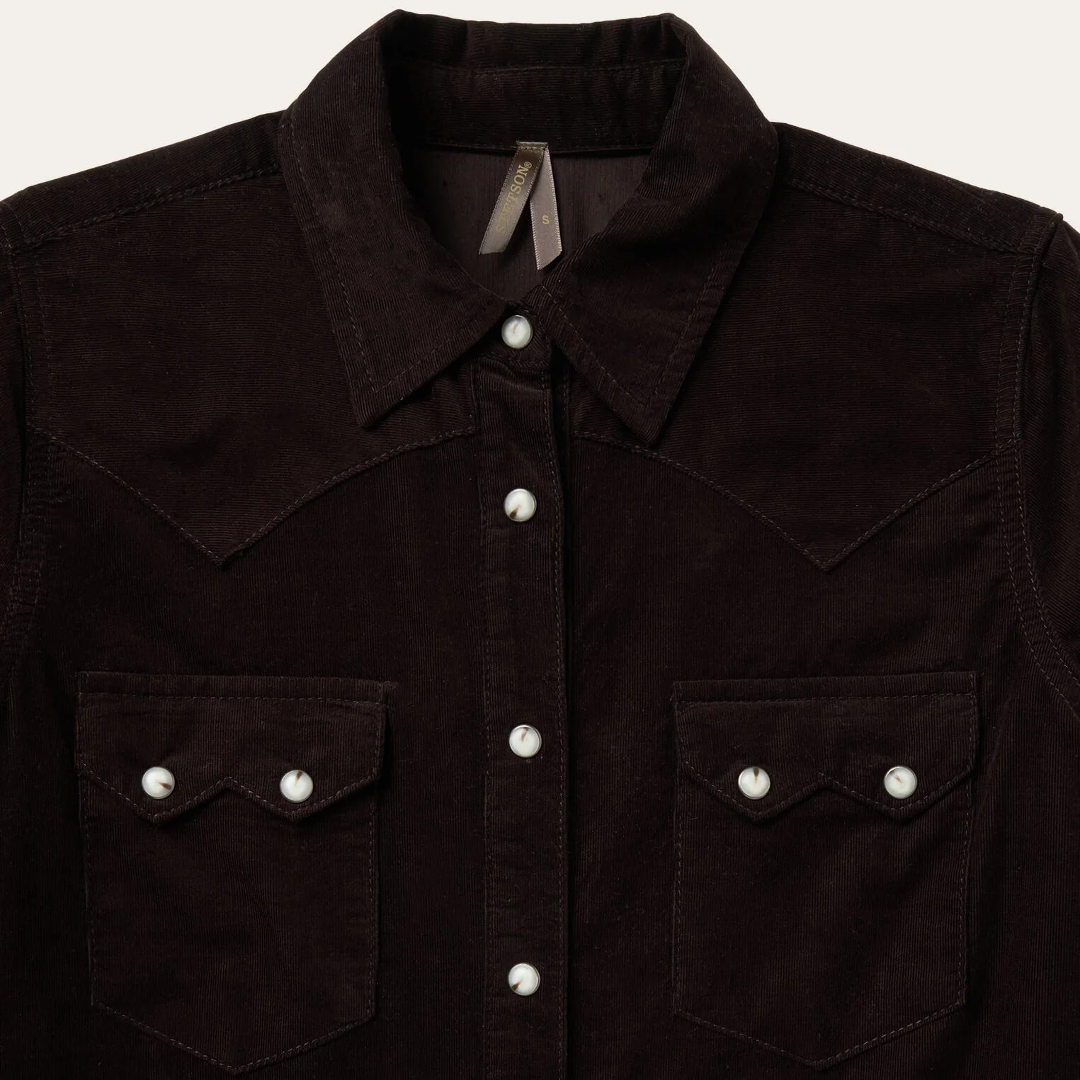 Corduroy Denim Western Shirt - Image 3