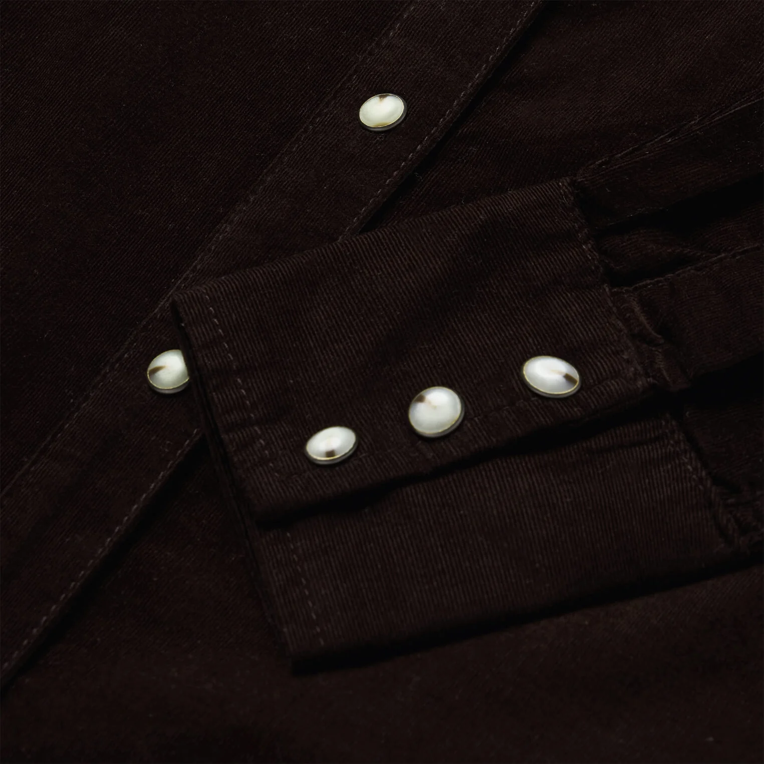Corduroy Denim Western Shirt - Image 5