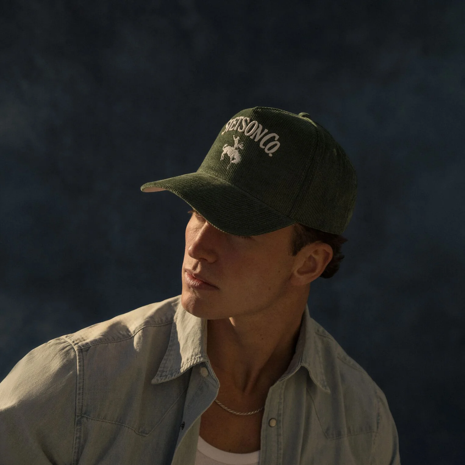 Corduroy Stetson Co. Baseball Hat - Image 2