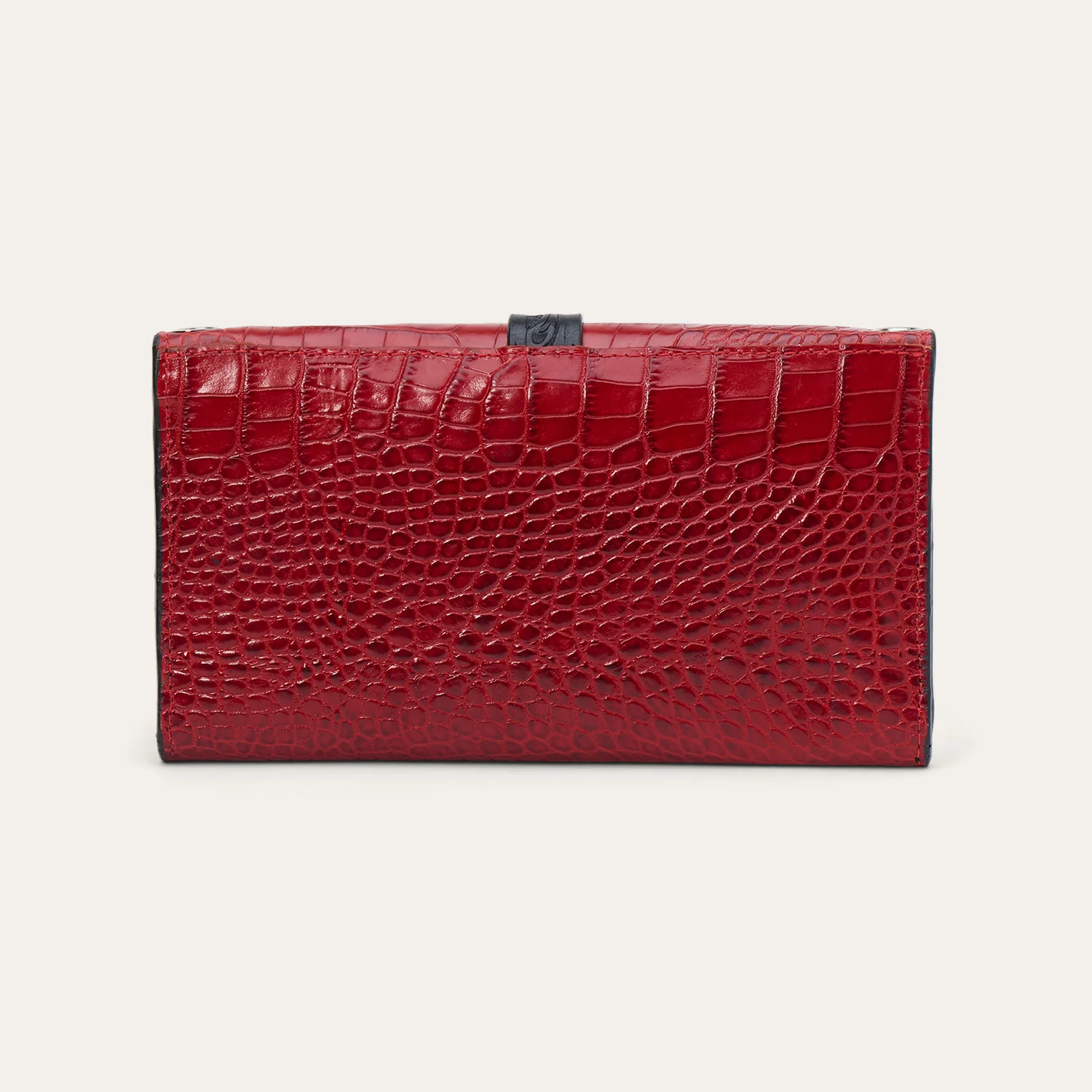 Croco Embossed Clutch Wallet - Image 3