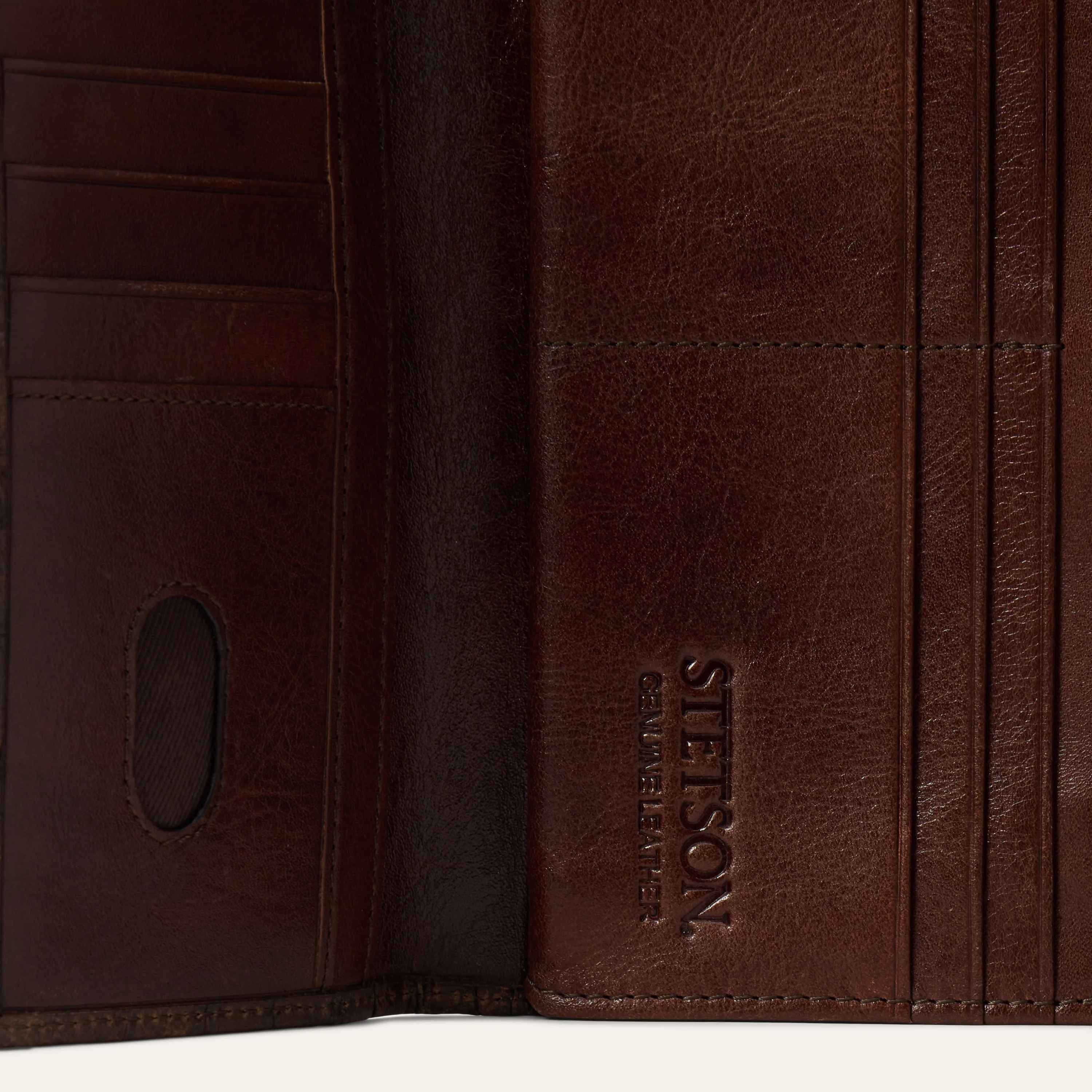 Croco Embossed Front Flap Wallet - Image 6