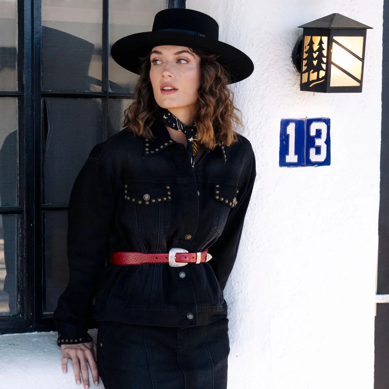 Croco Print Tapered Belt - Image 3
