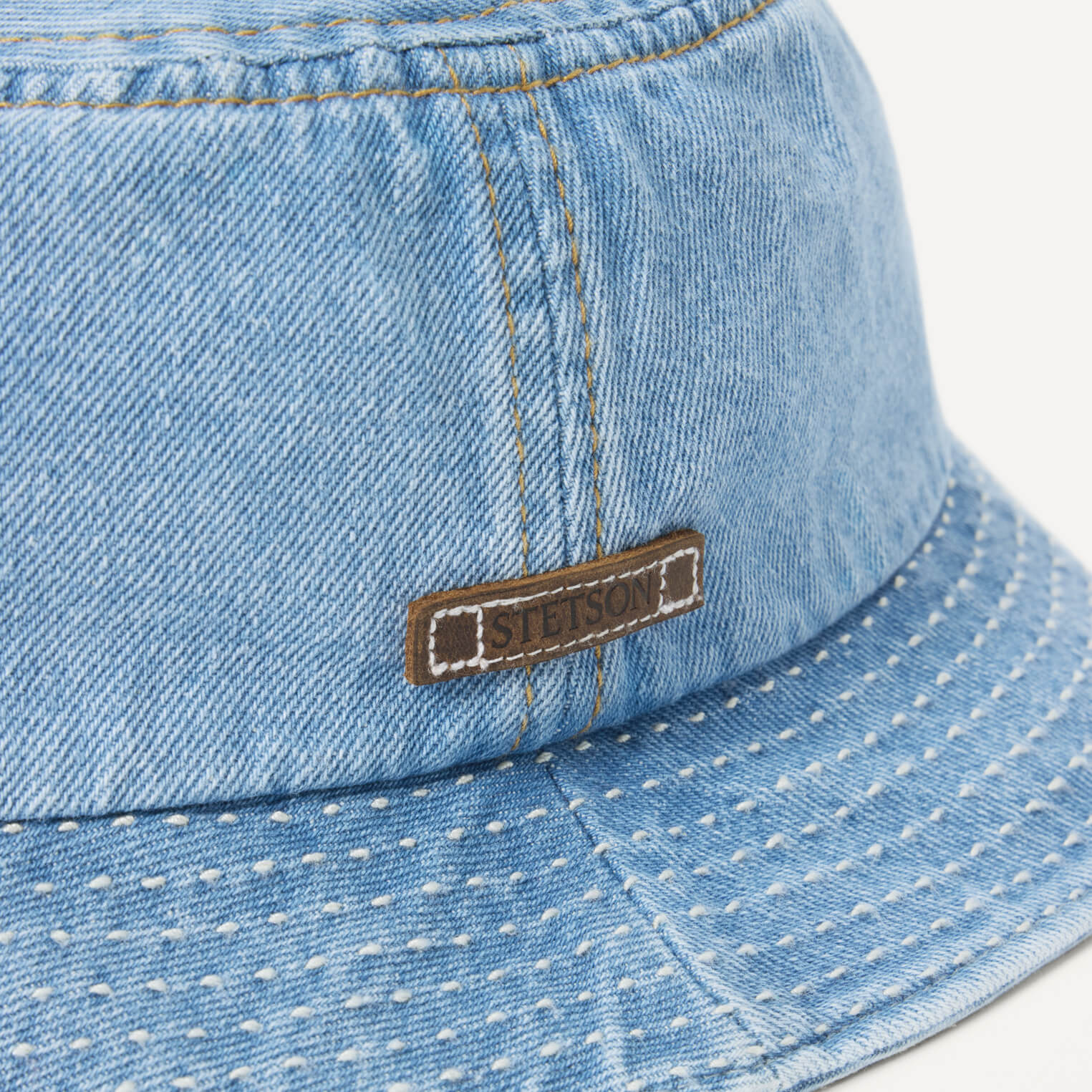 Denim Barista Bucket Hat - Image 6
