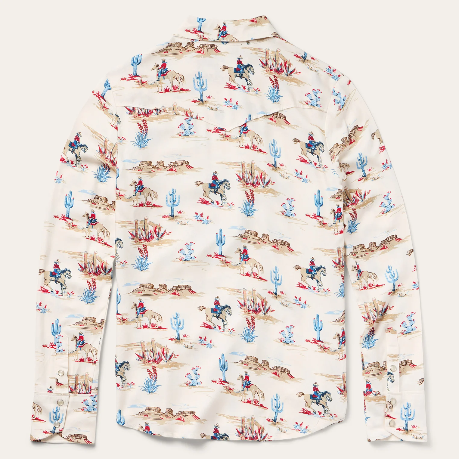 Desert Trail Print Western Shirt - Image 2