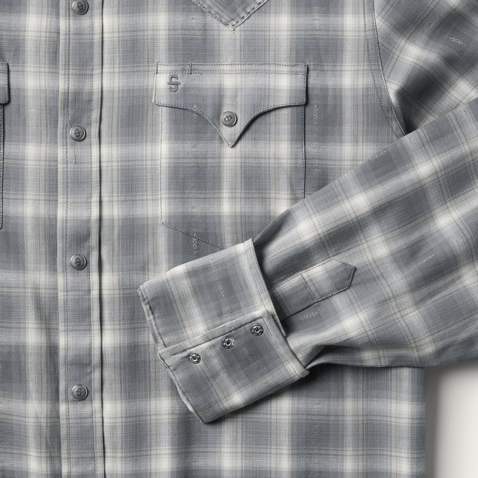 Dobby Twill Plaid Shirt - Image 7