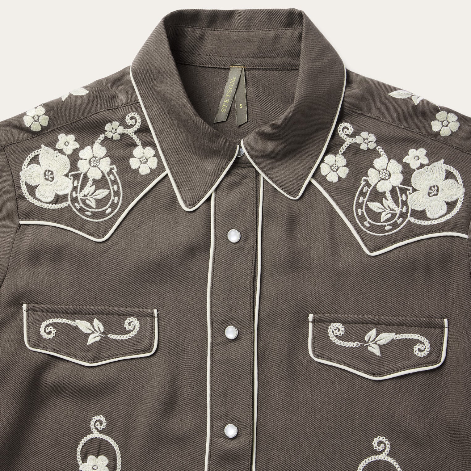 Embroidered Retro Western Shirt - Image 5