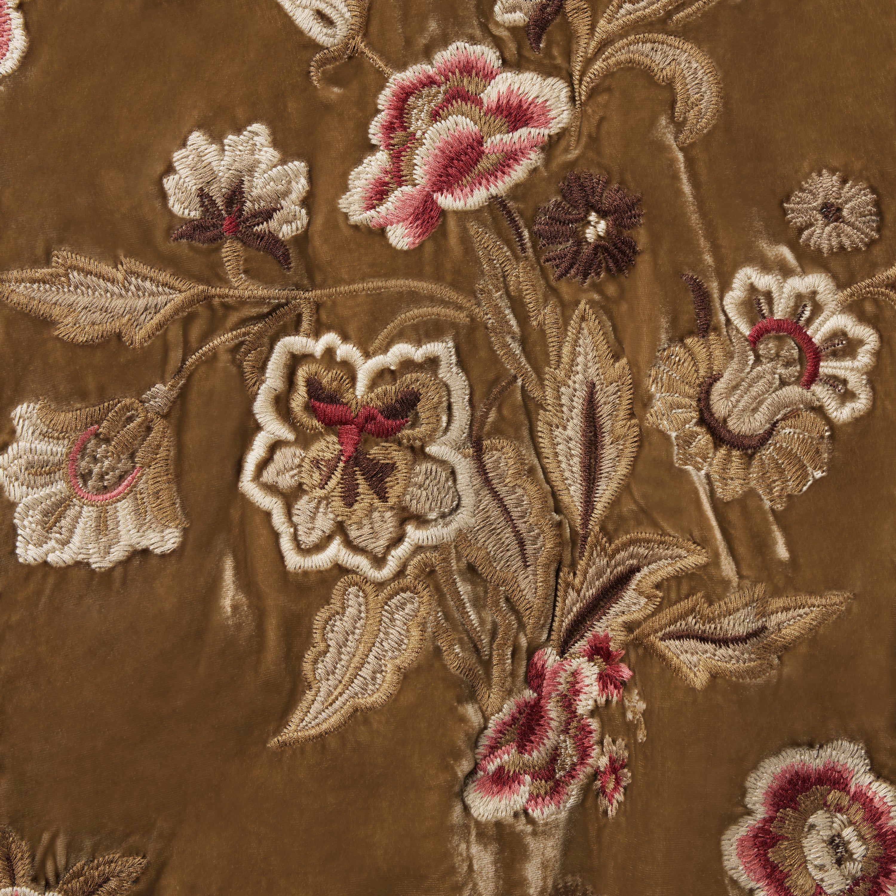 Embroidered Velvet Bomber Jacket - Image 5