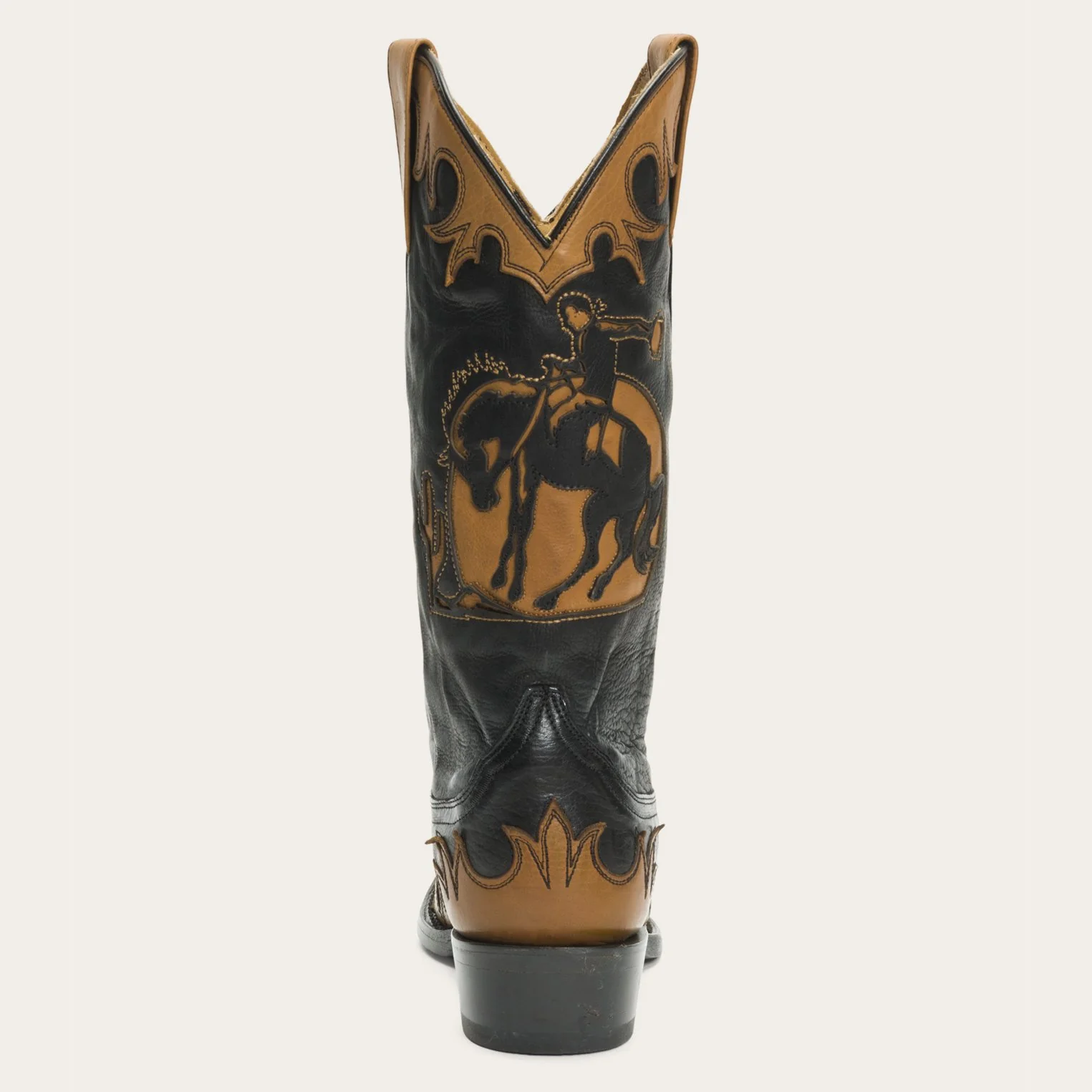 Faye Cowgirl & Horse Underlay Leather Boot - Image 4