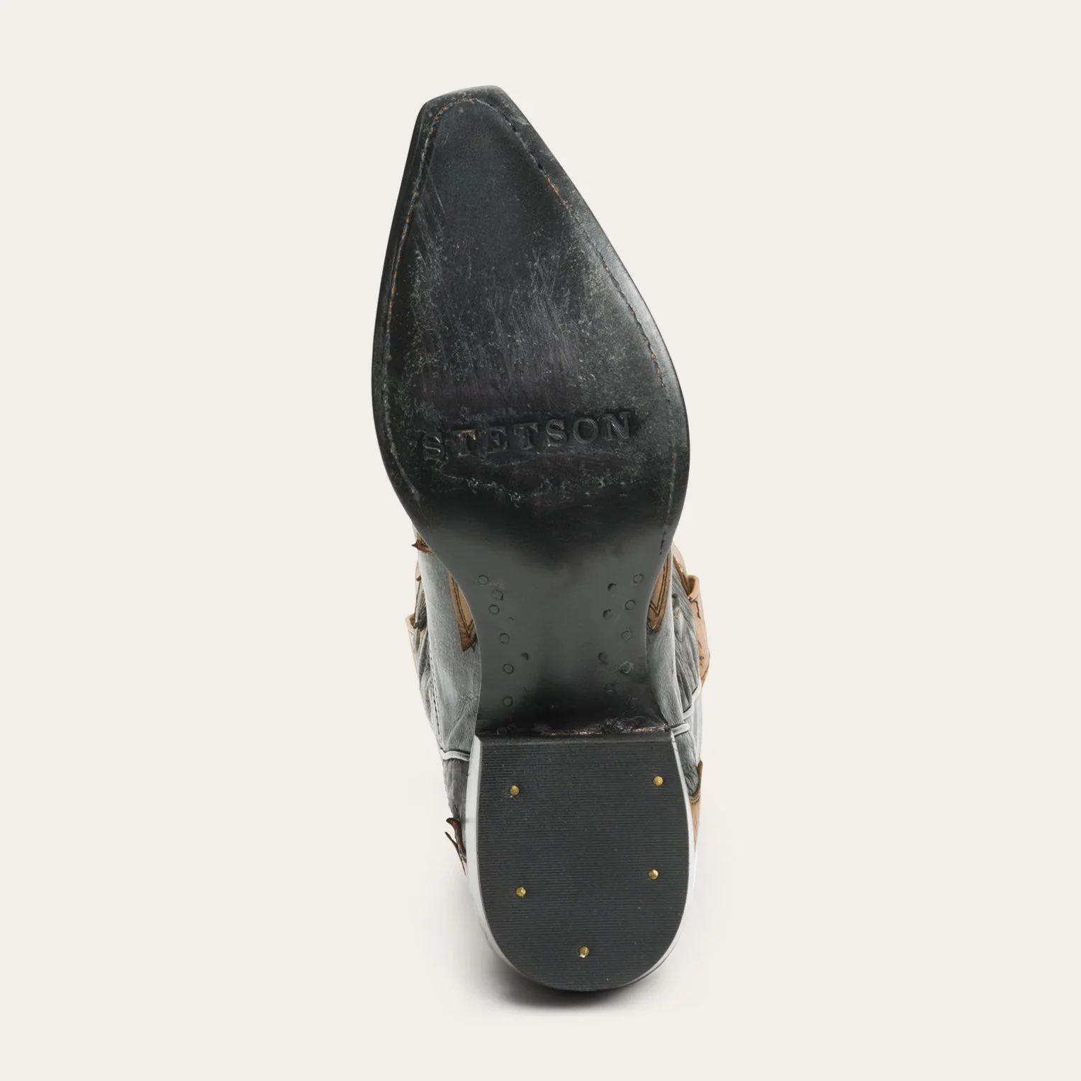 Faye Cowgirl & Horse Underlay Leather Boot - Image 6