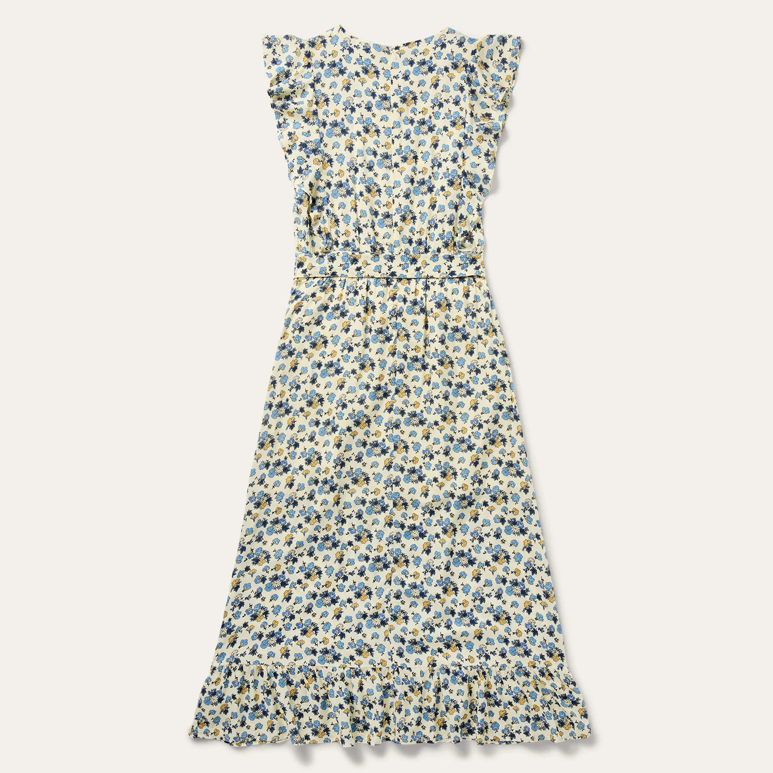 Field Flowers Print Peasant Dress - Image 3
