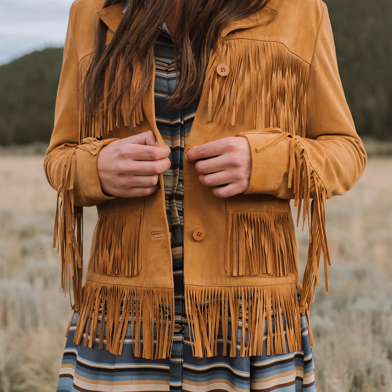 Fringe Suede Jacket - Image 4