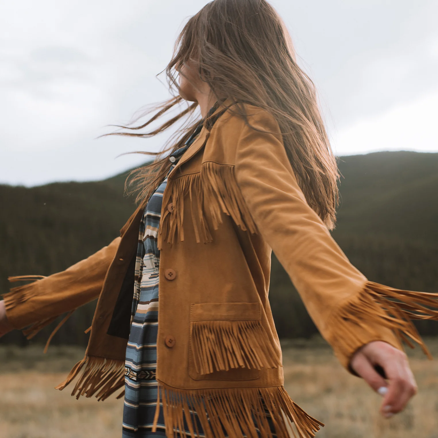 Fringe Suede Jacket - Image 5