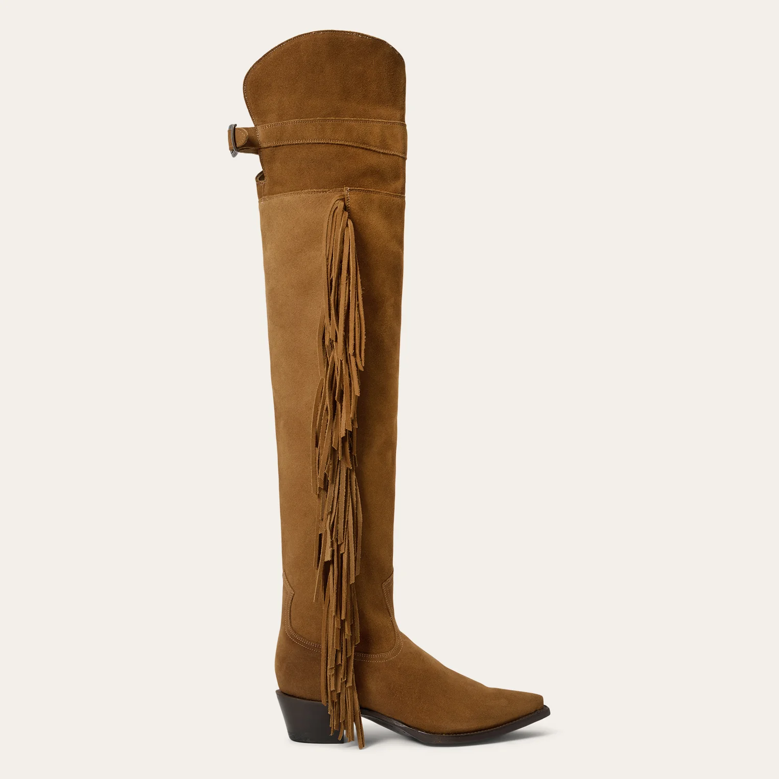 Glam Over-The-Knee Fringe Boot - Image 2