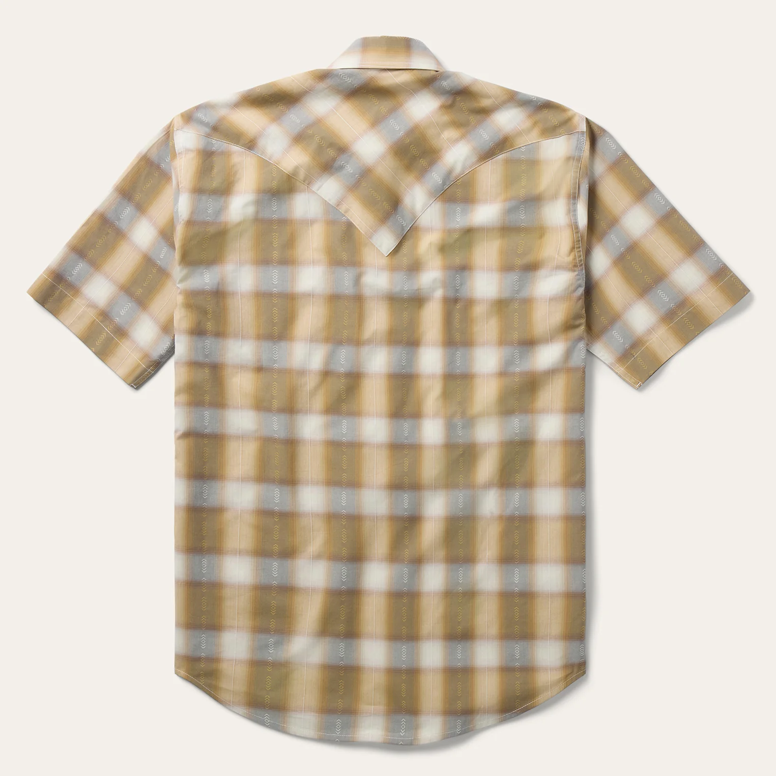 Gold Dust Plaid Short Sleeve Shirt - Image 4