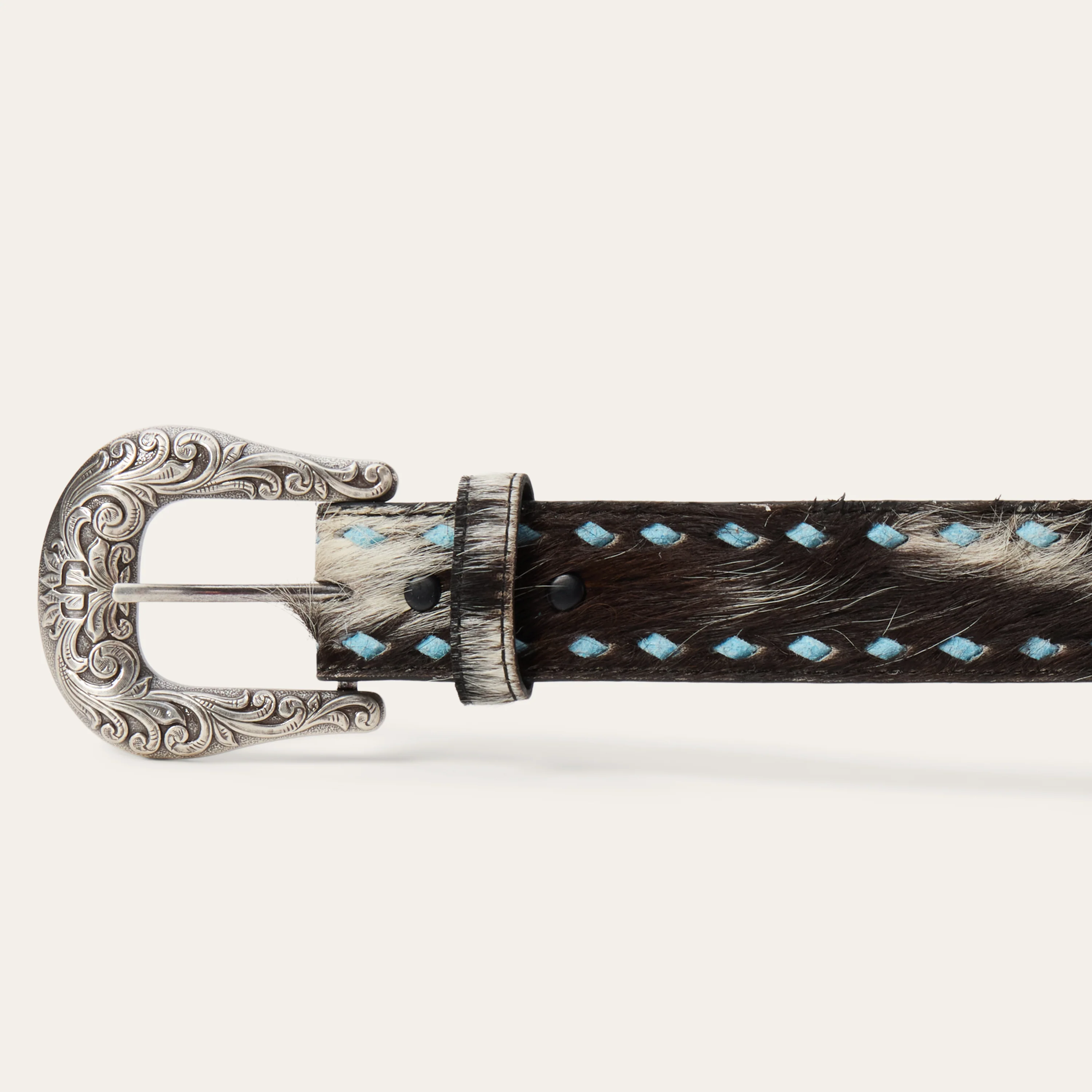 Hair-On-Hide Laced Belt - Image 4
