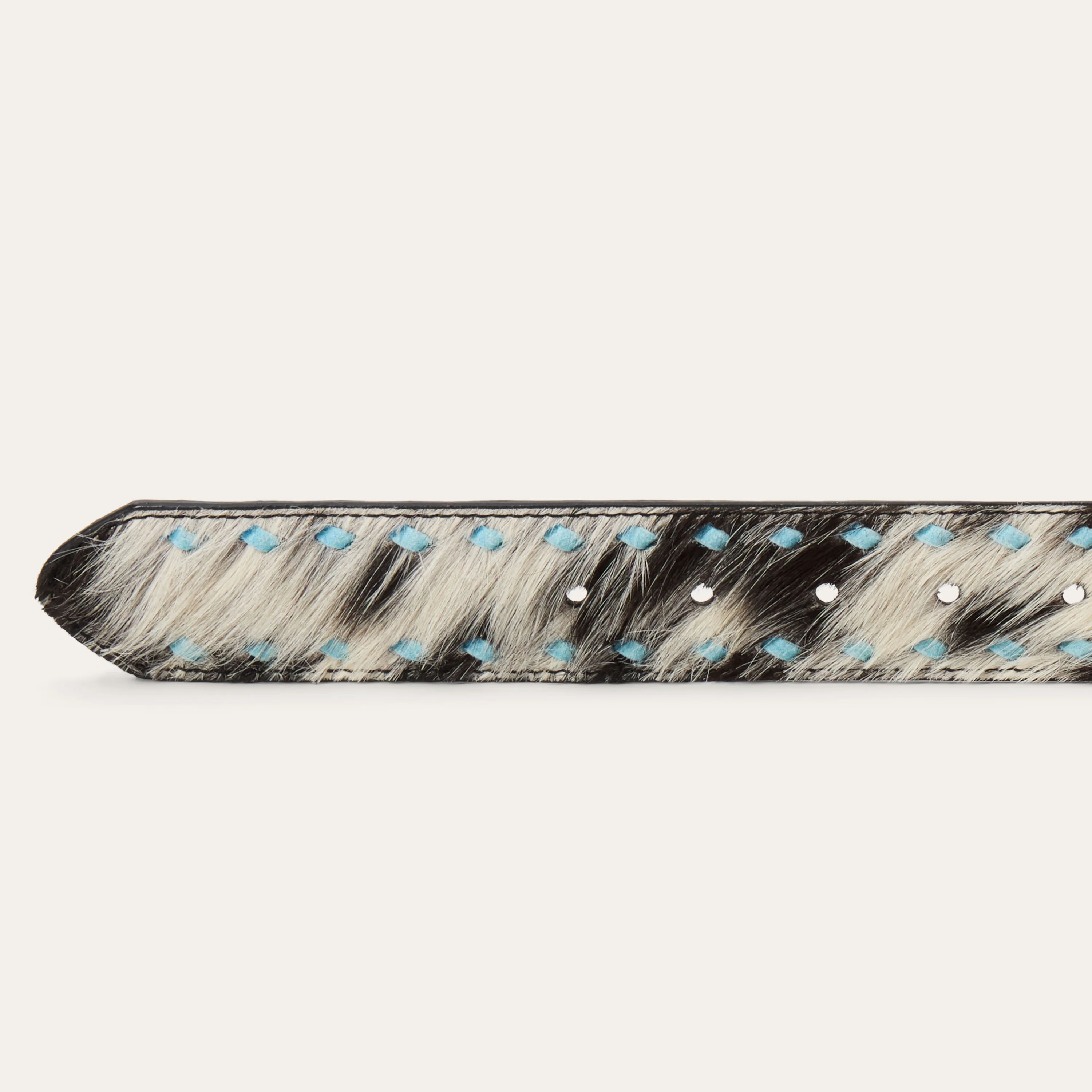 Hair-On-Hide Laced Belt - Image 5