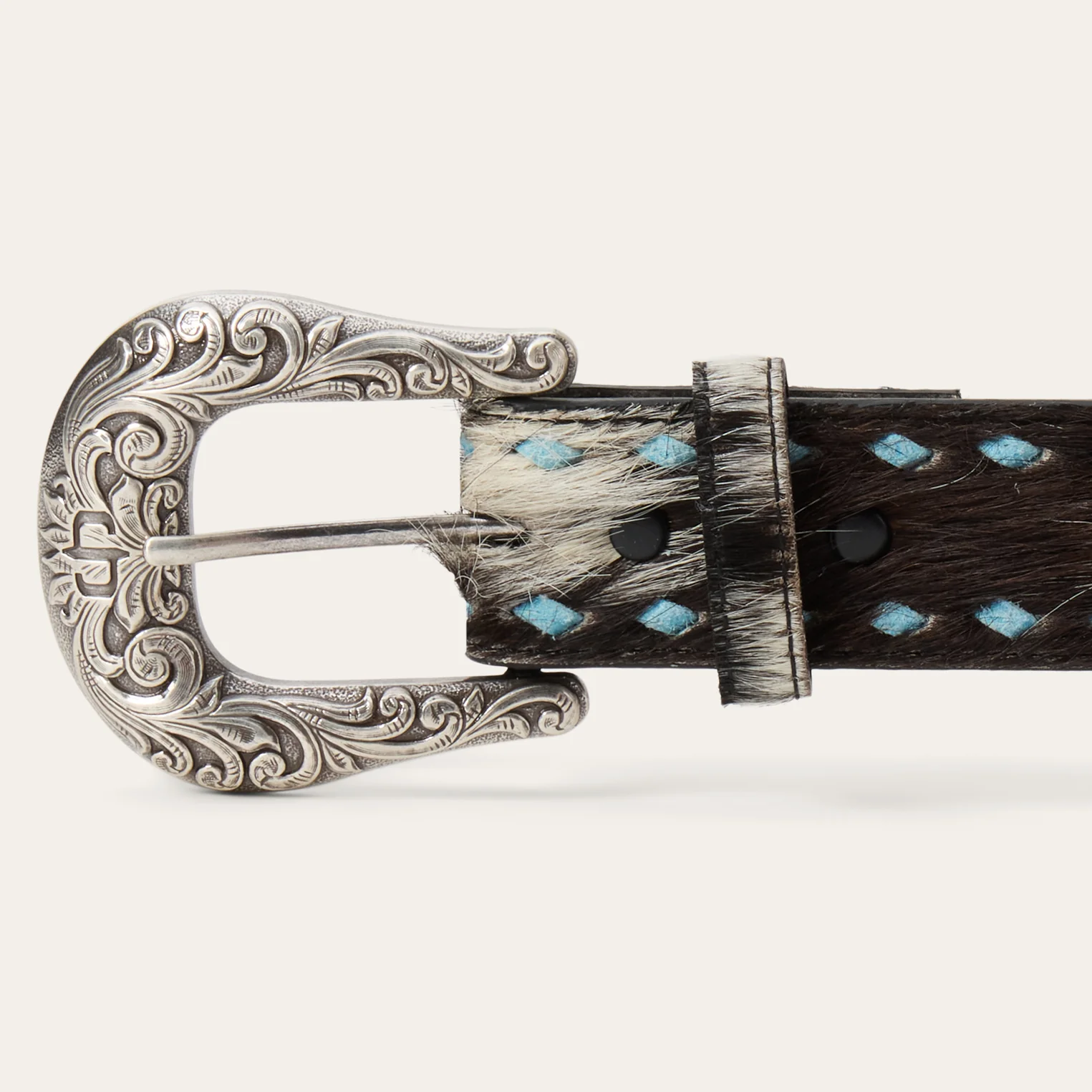 Hair-On-Hide Laced Belt - Image 6