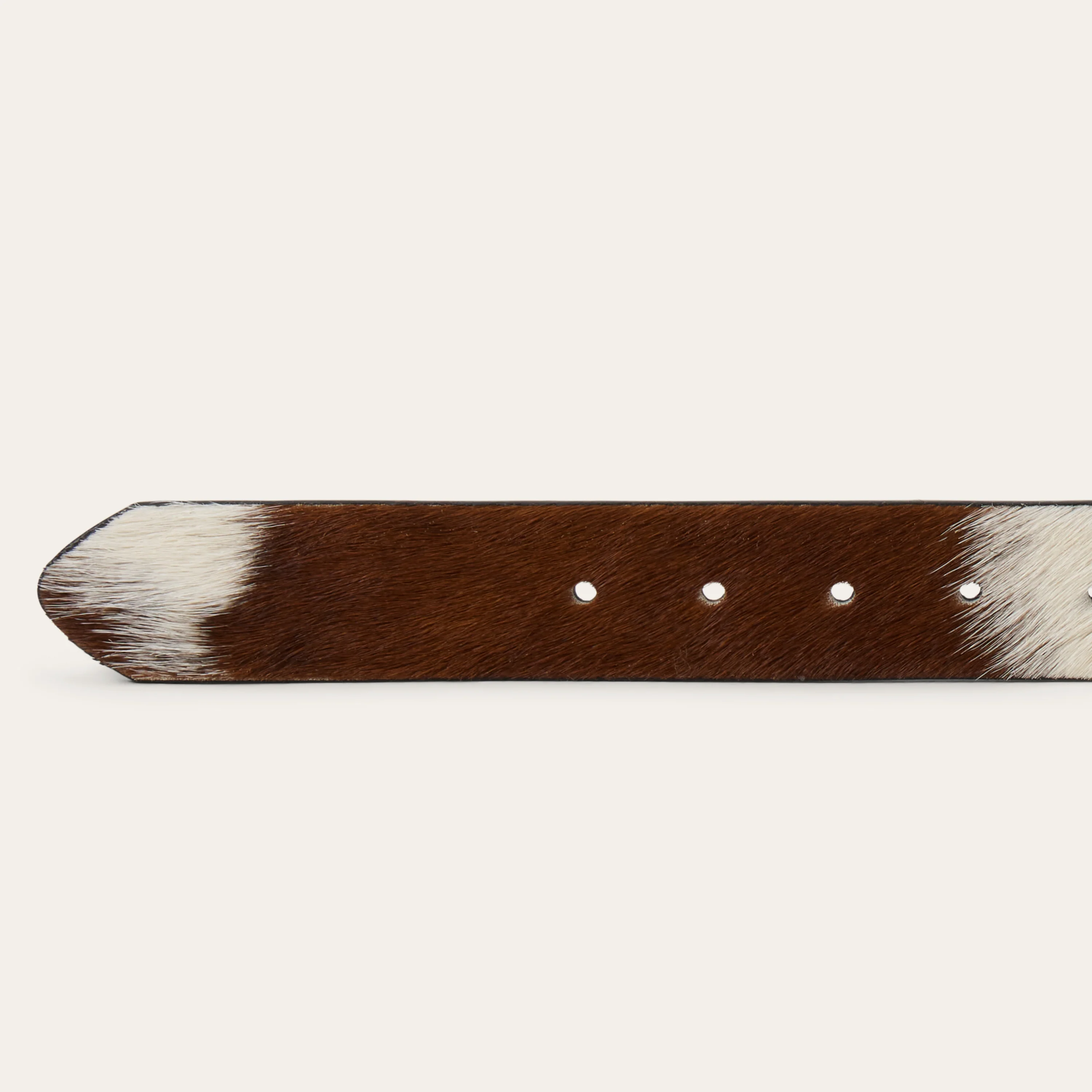 Hair-On-Hide Southwestern Buckle Belt - Image 4