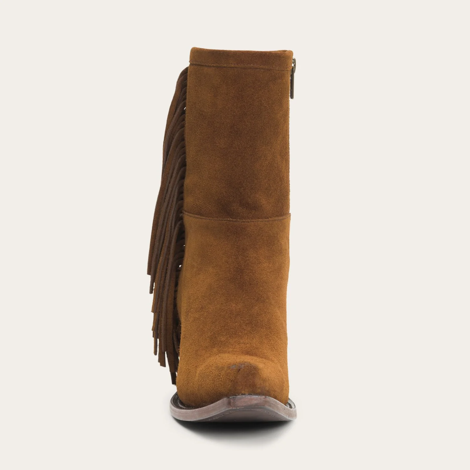 Halle Suede Fringe Side Zip Boot - Image 6