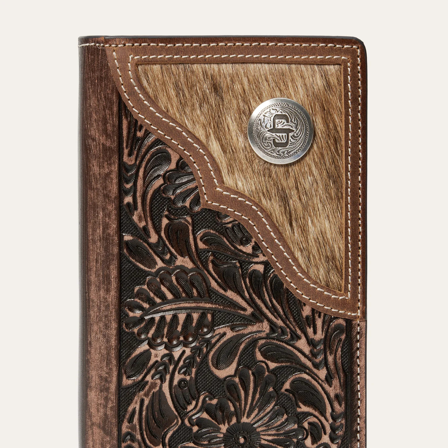 Hair-On-Hide Concho Checkbook - Image 9
