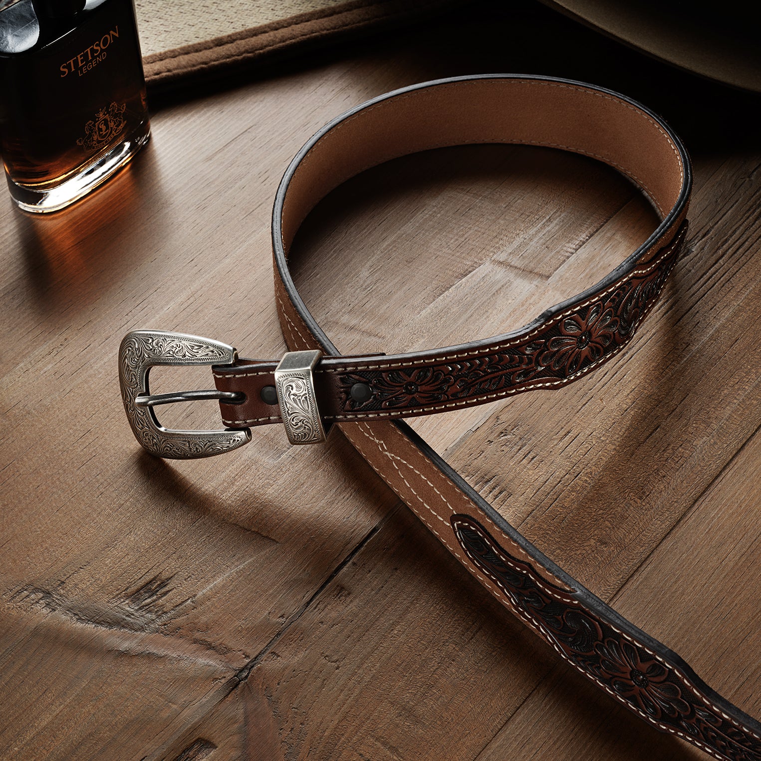 Tooled Tapered Belt - Image 4