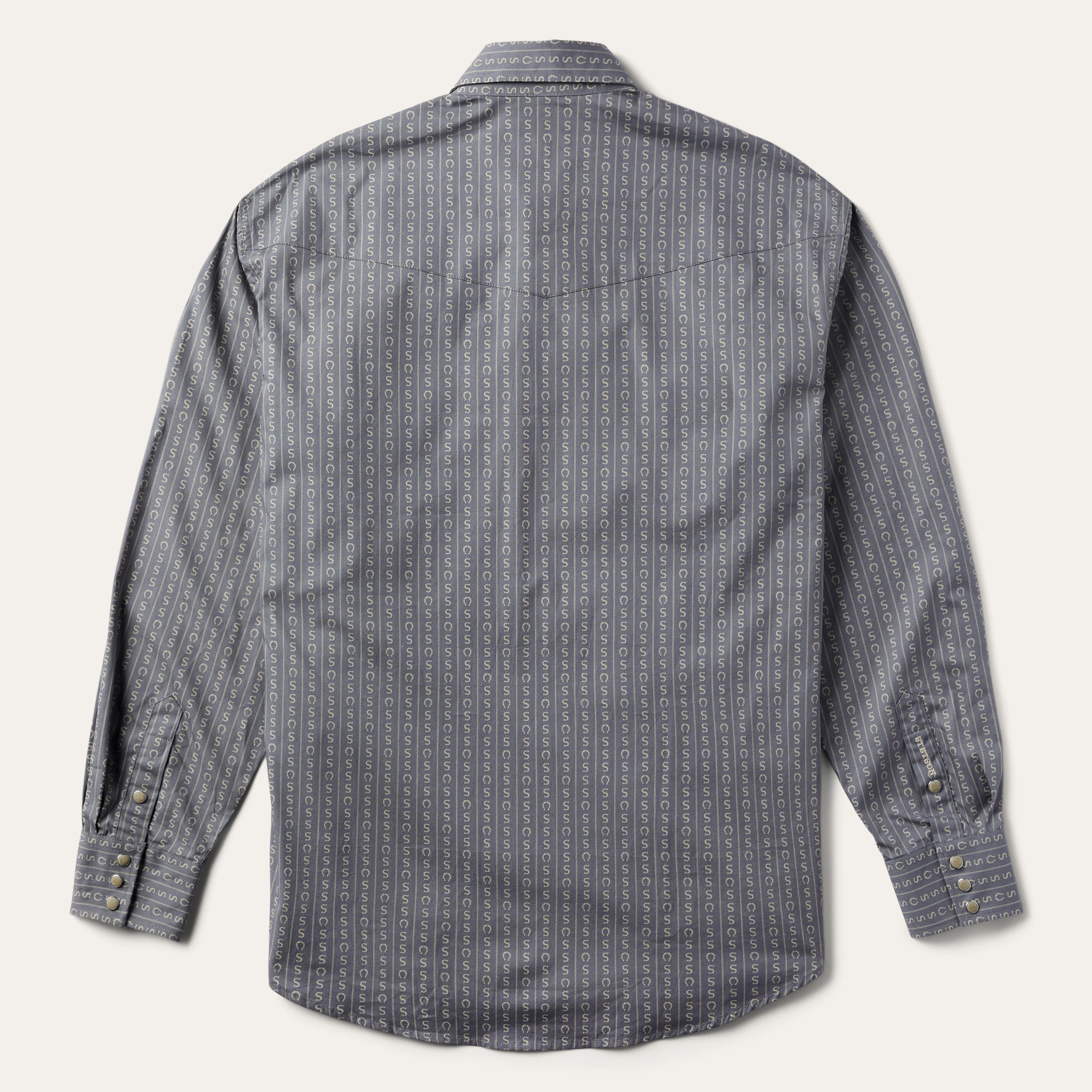 Horseshoe Stripe Print Shirt - Image 2