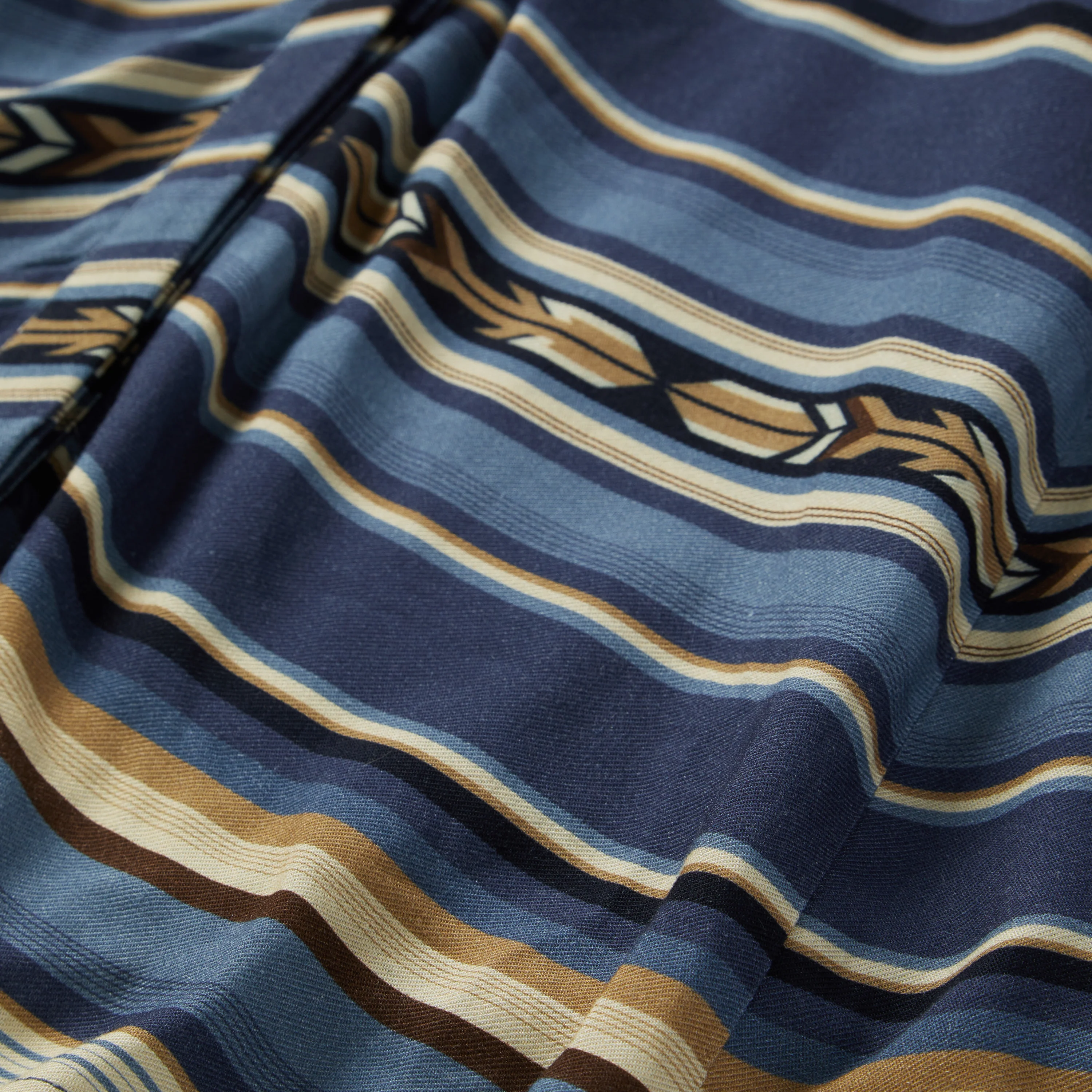 Indigo Serape Print Dress - Image 4
