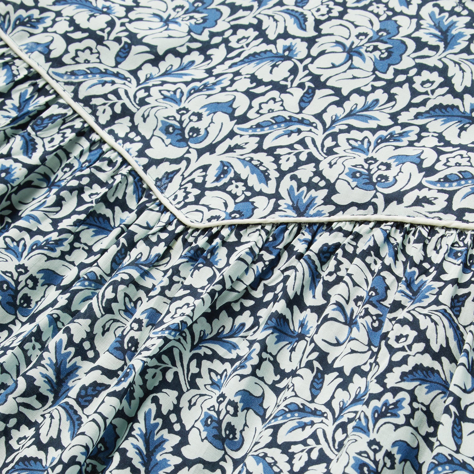 Indigo Tapestry Print Blouse - Image 4