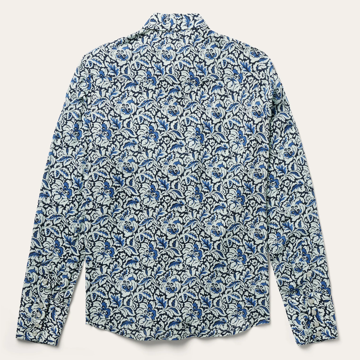 Indigo Tapestry Print Shirt - Image 3
