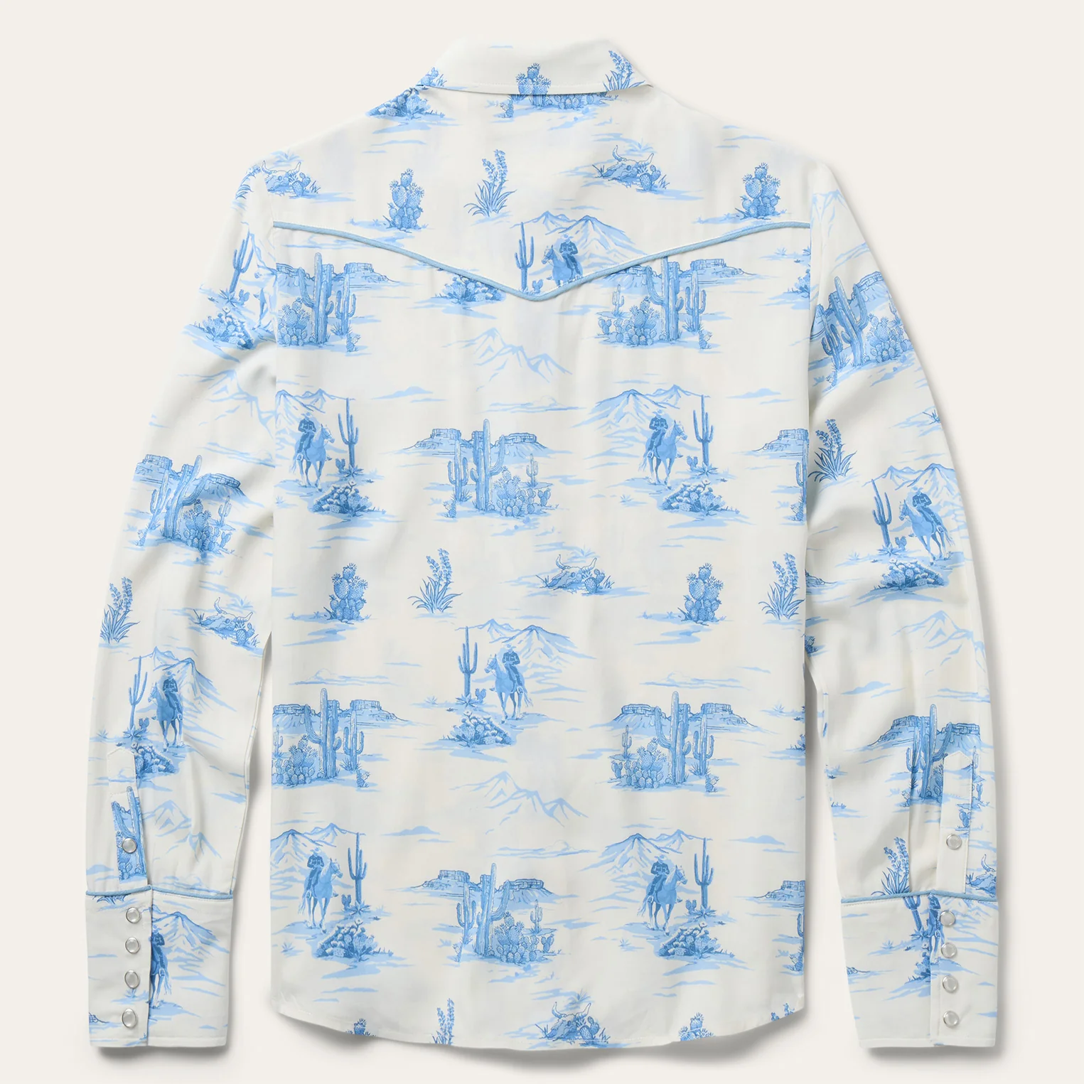 Indigo Trail Print Shirt - Image 3