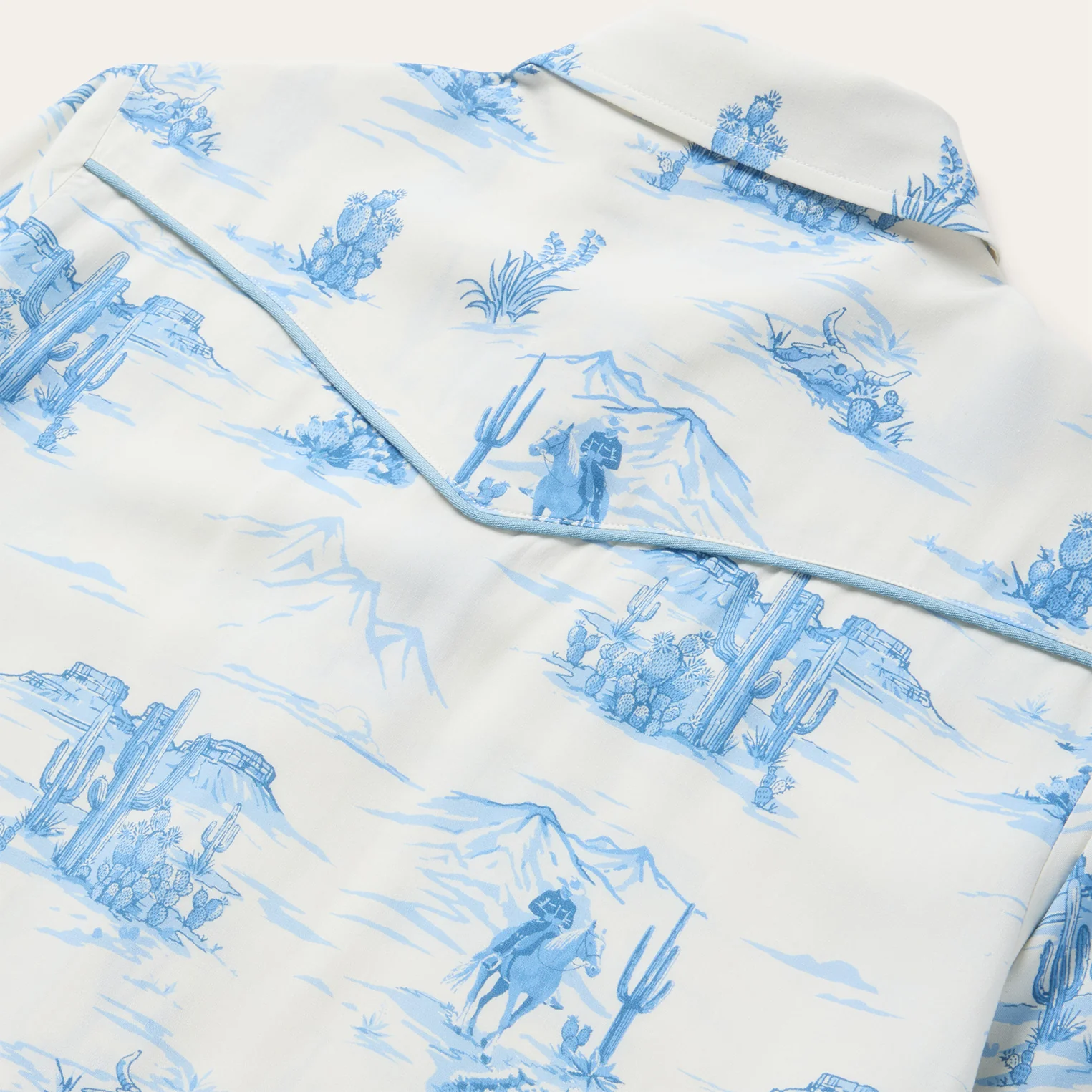 Indigo Trail Print Shirt - Image 5