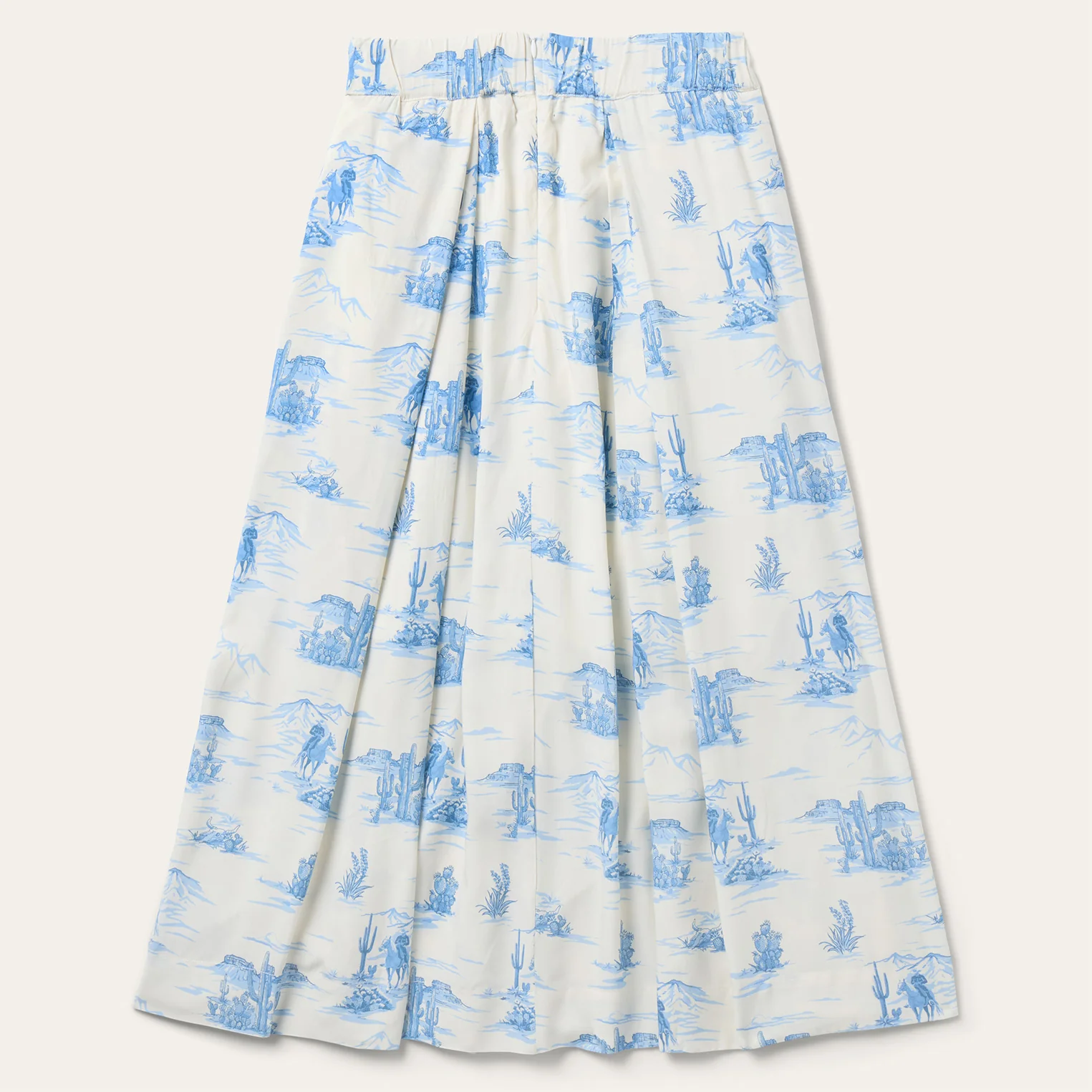Indigo Trail Print Skirt - Image 3