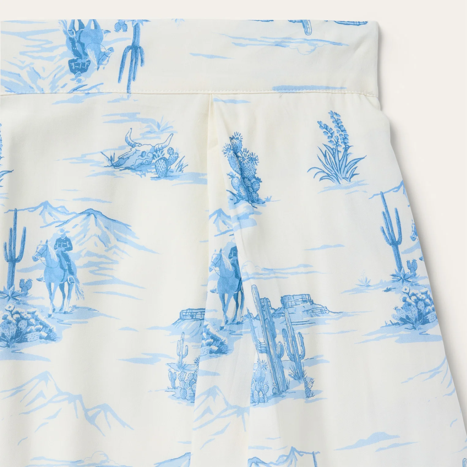 Indigo Trail Print Skirt - Image 4